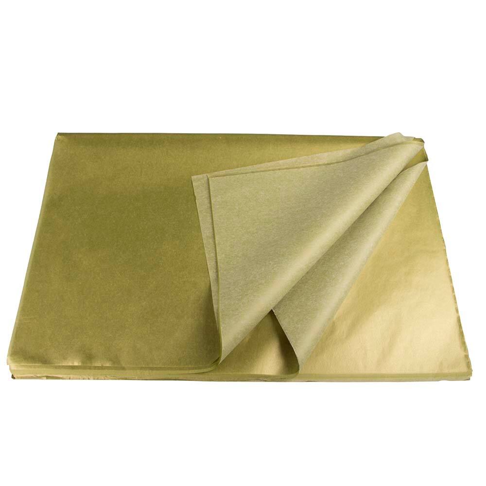 JAM Paper Gold Gift Wrapping Tissue Paper, 100 Sheets