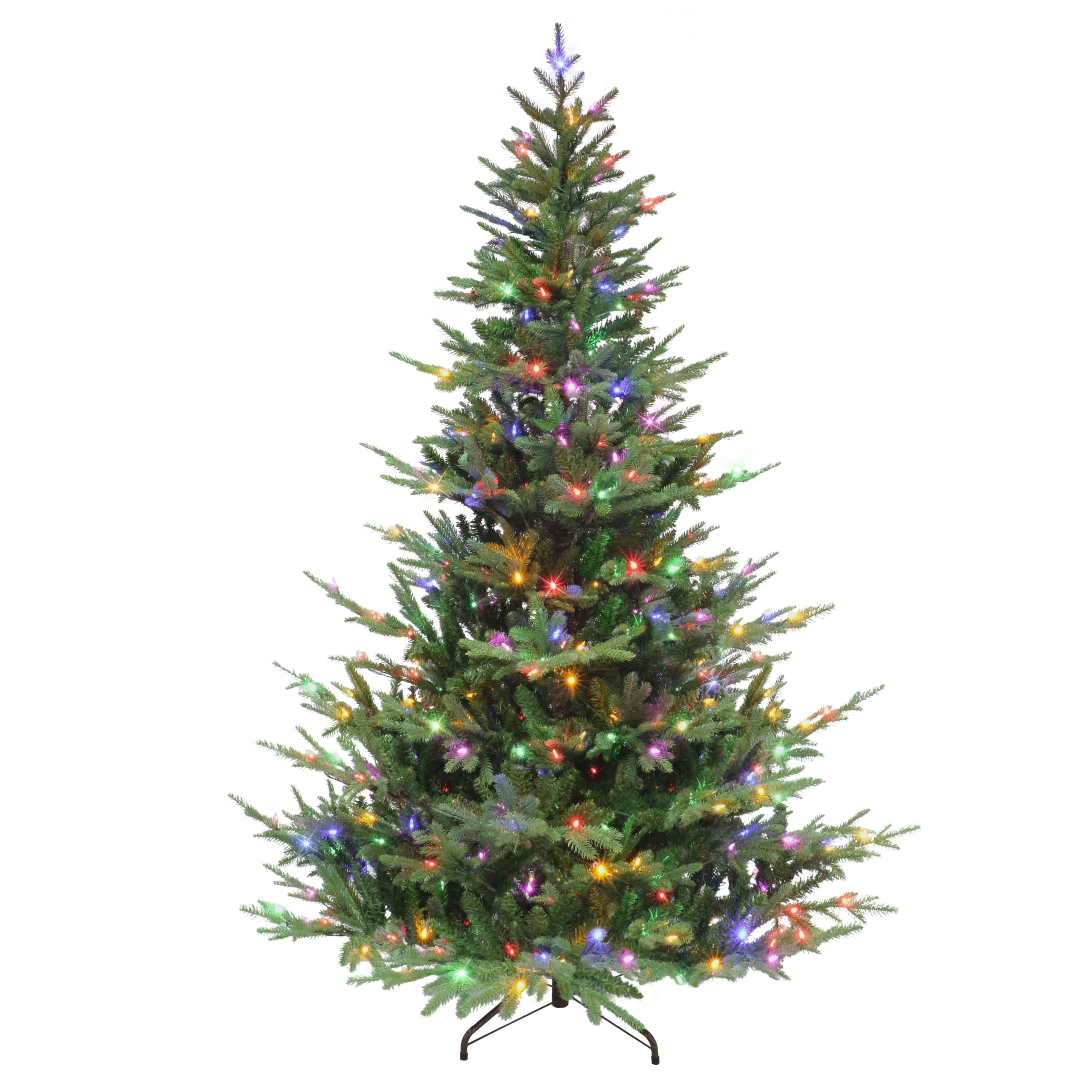 7.5ft. Pre-Lit Sacramento Fir Artificial Christmas Tree, Warm White LED Lights