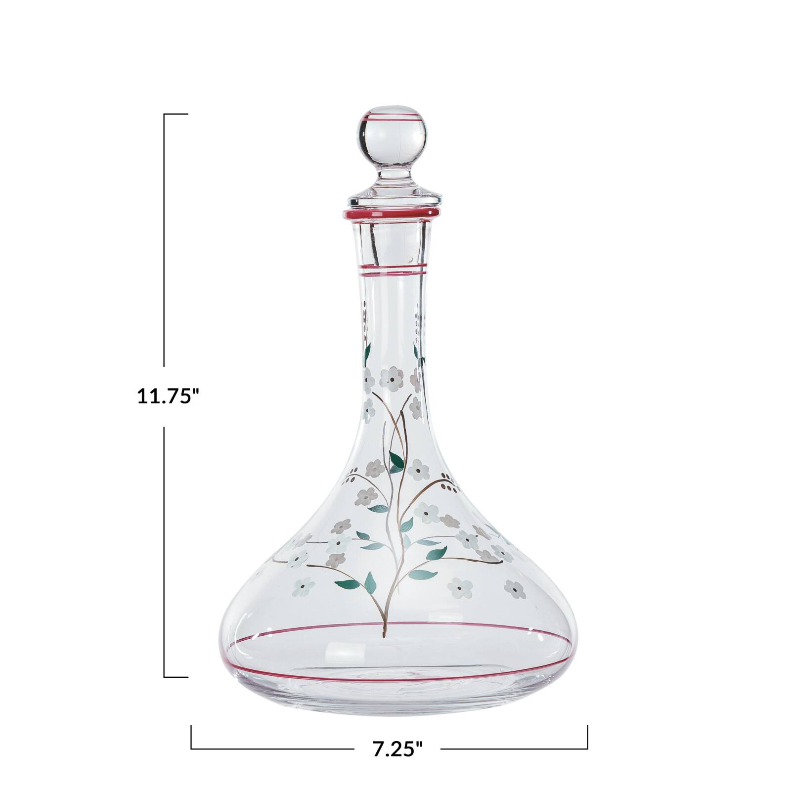 Hello Honey® 60oz. Botanical Bliss Glass Decanter