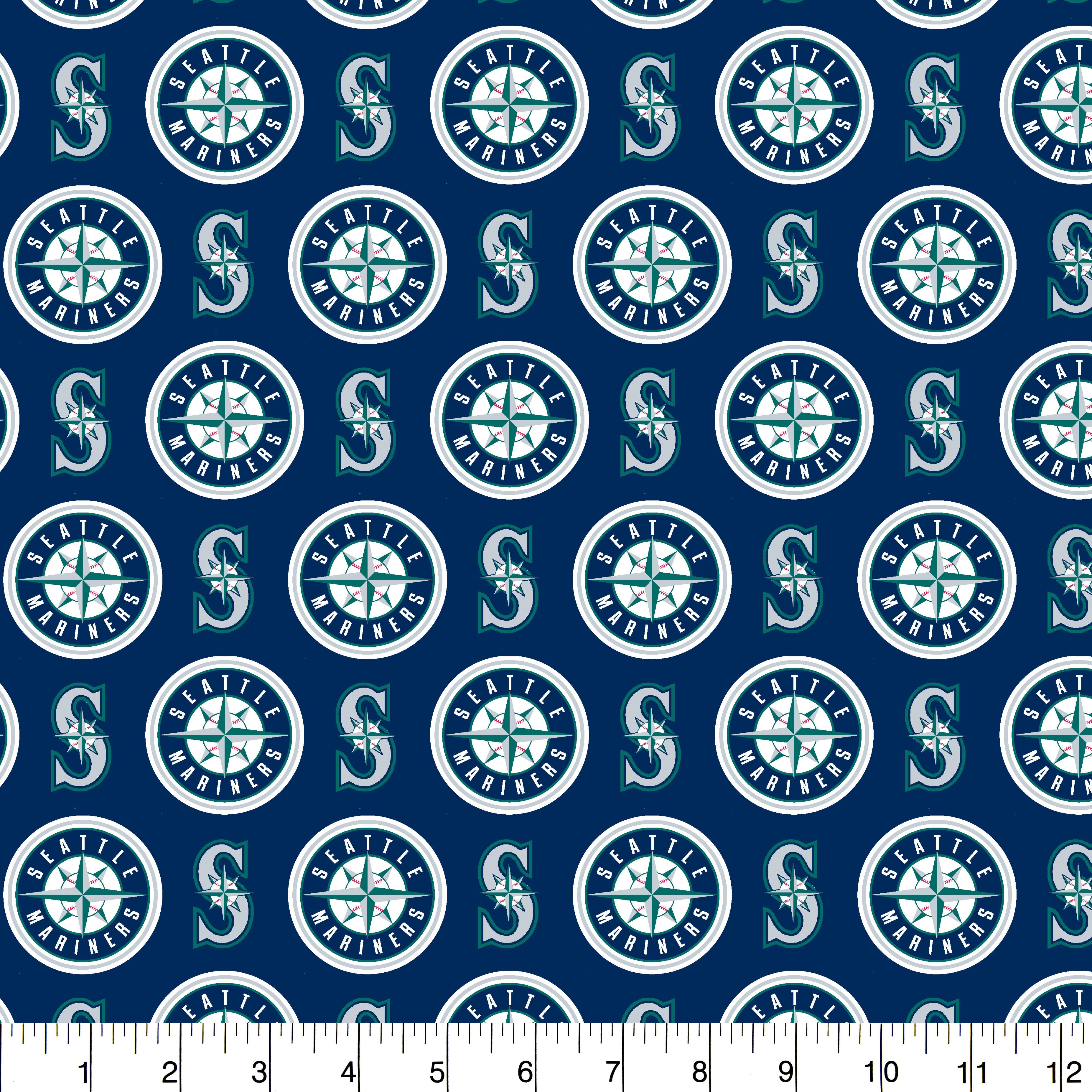MLB Seattle Mariners Cotton Fabric