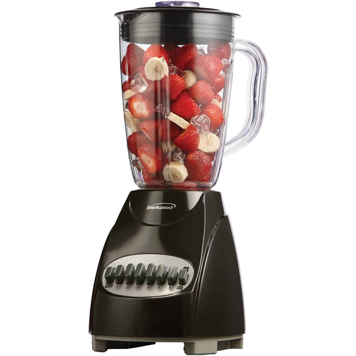 Brentwood 50oz. 12-Speed + Pulse Electric Blender with Plastic Jar