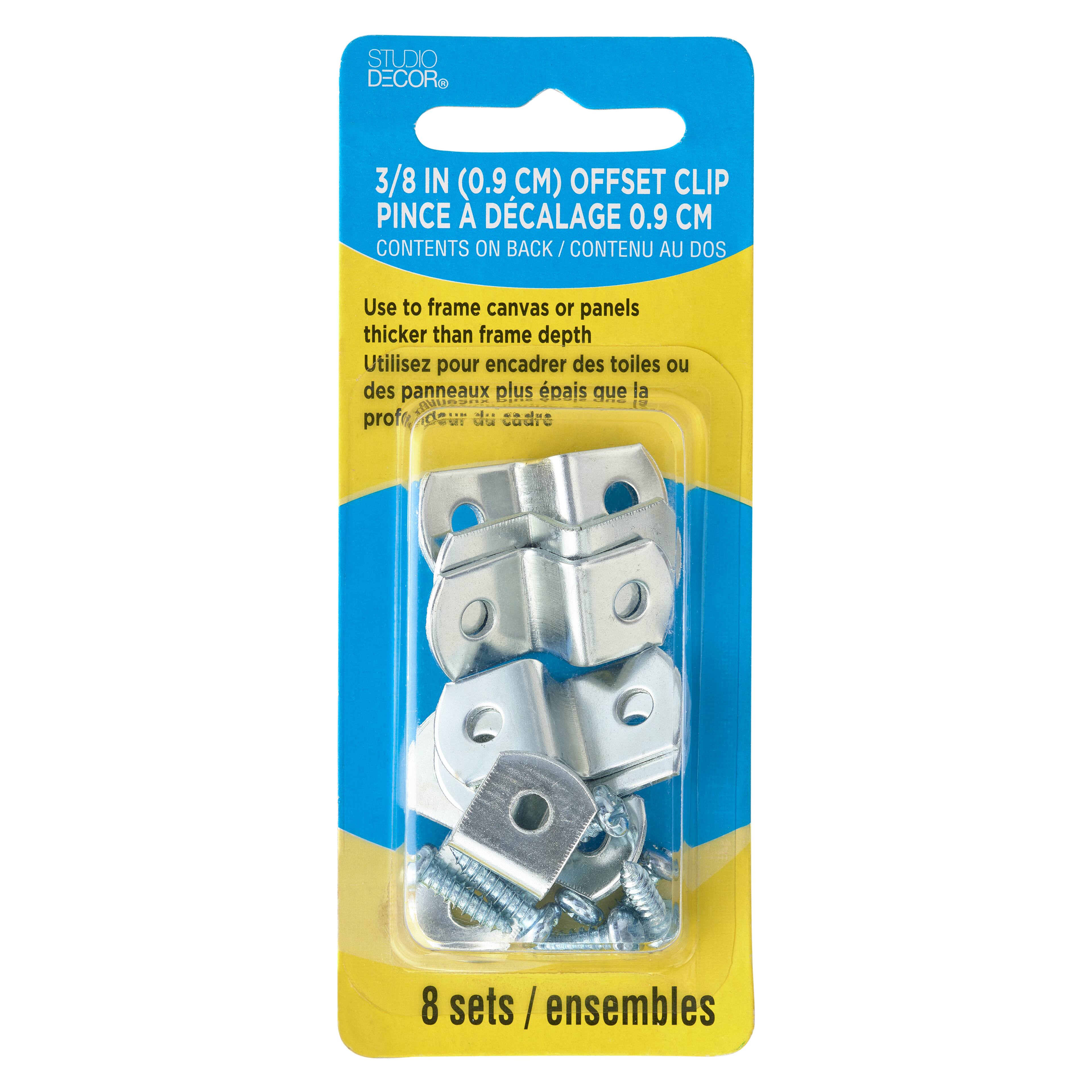 24 Packs: 8 ct. (192 total) Metal Offset Clips by Studio D&#xE9;cor&#xAE;