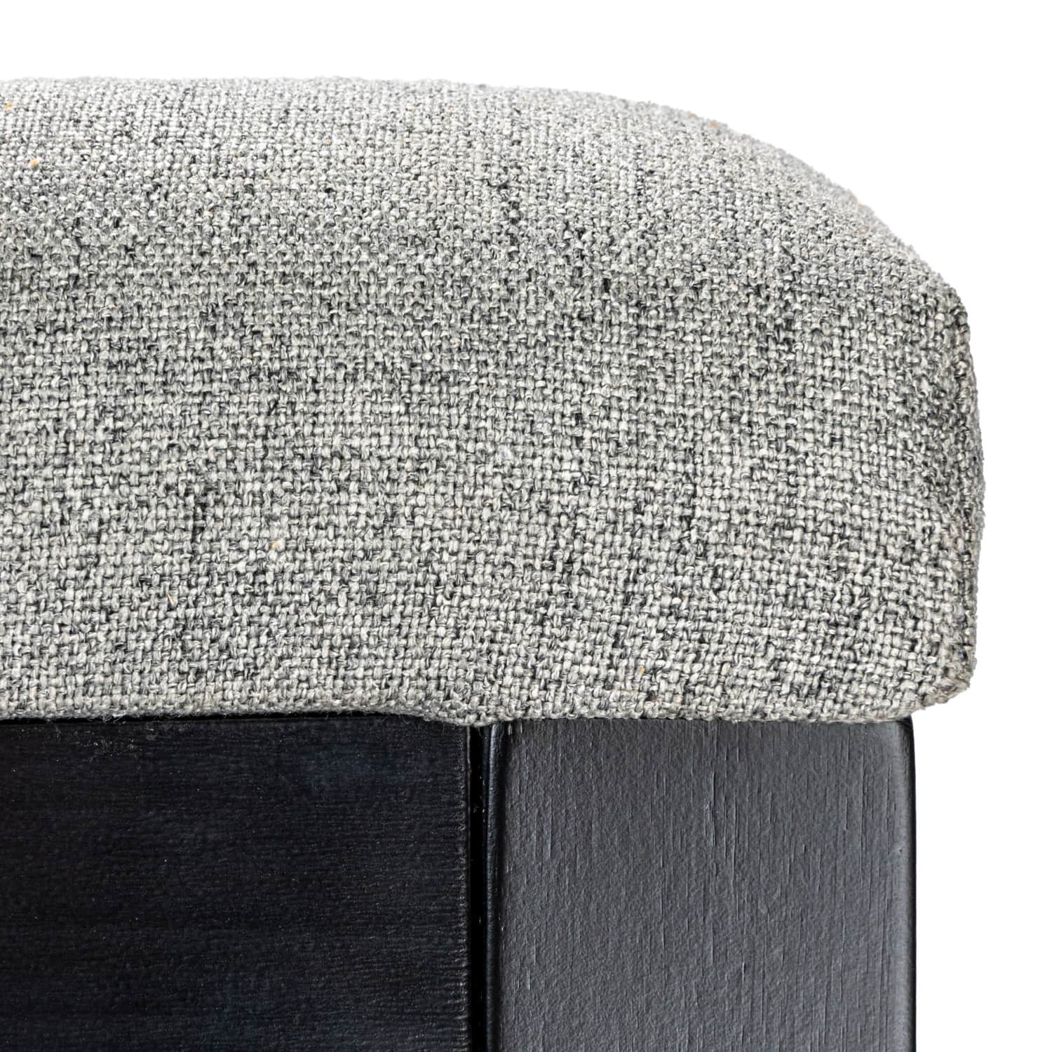 Hello Honey® 2.5ft. Crawford Mid-Century Modern Solid Wood Black Arm Chair