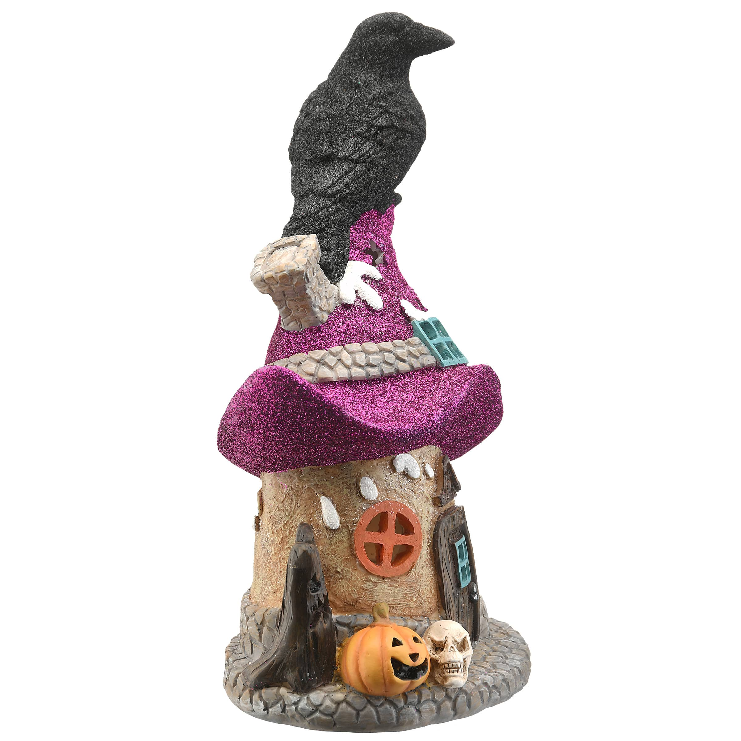 10&#x22; Purple LED Hat Haunted House