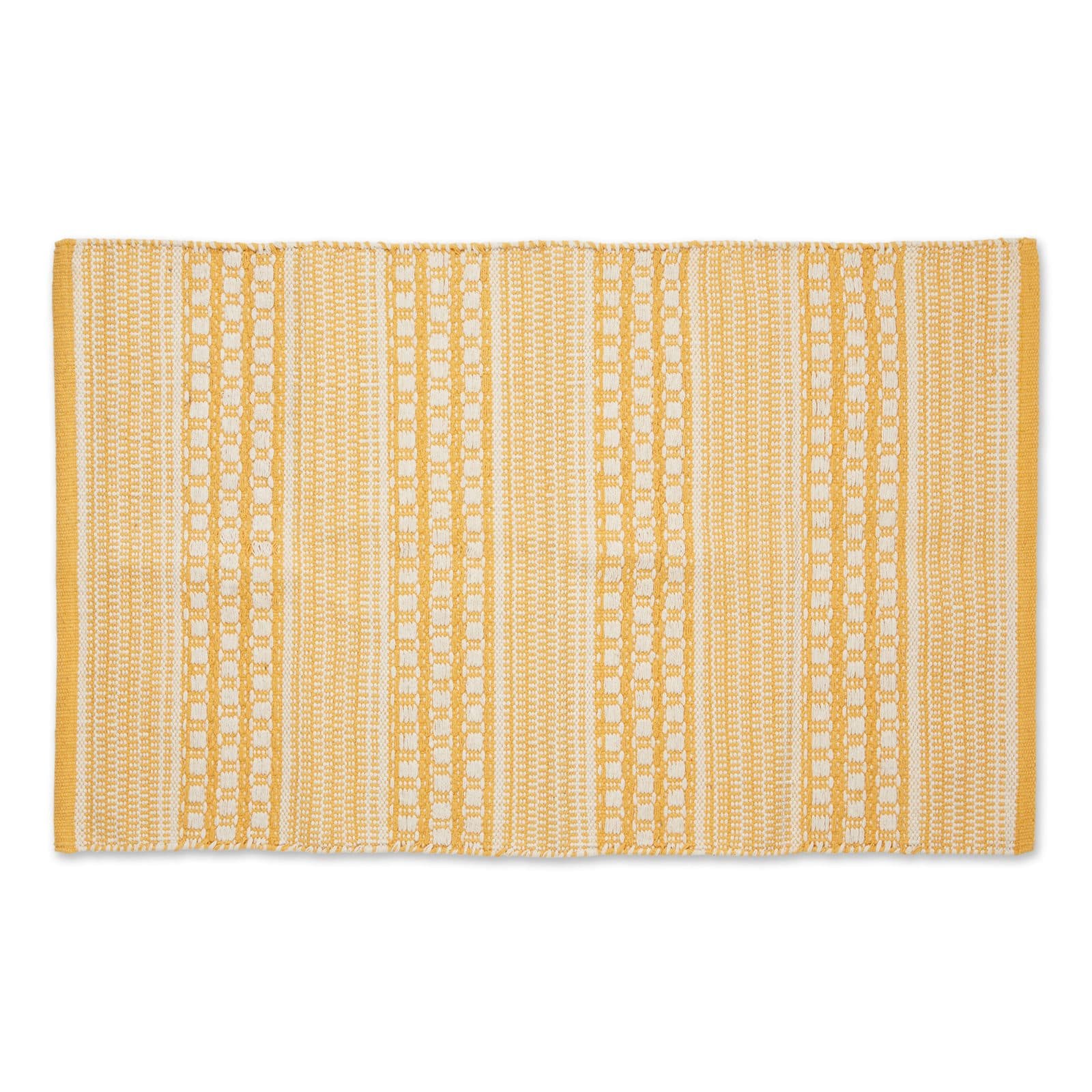 DII&#xAE; Honey Gold Dobby Stripe Hand-Loomed Rug, 2ft. x 3ft.