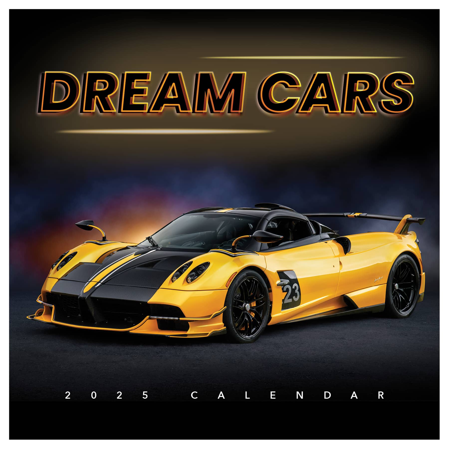 TF Publishing 2025 Dream Cars Wall Calendar