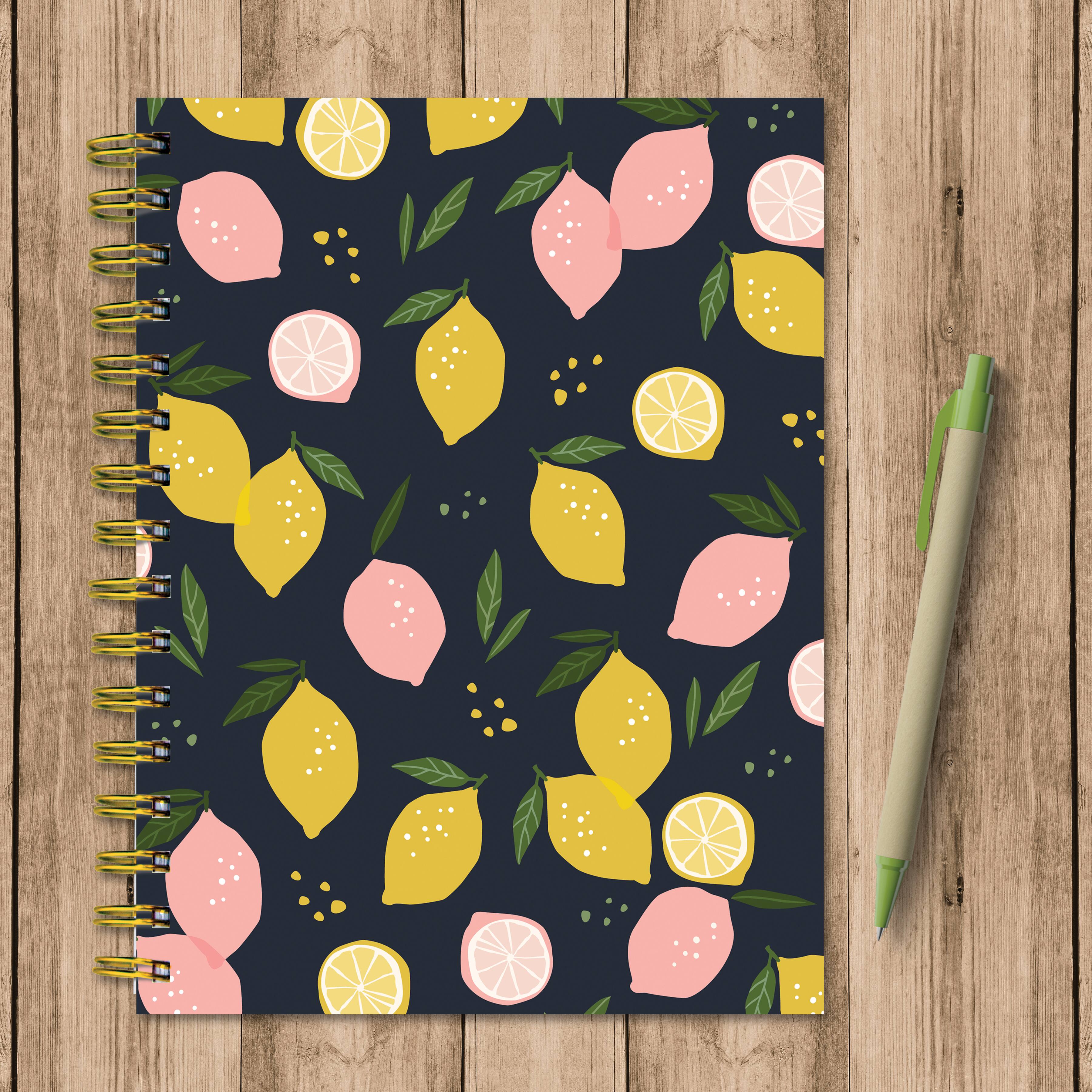 TF Publishing Joy Lemon Squeeze Spiral Lined Journal