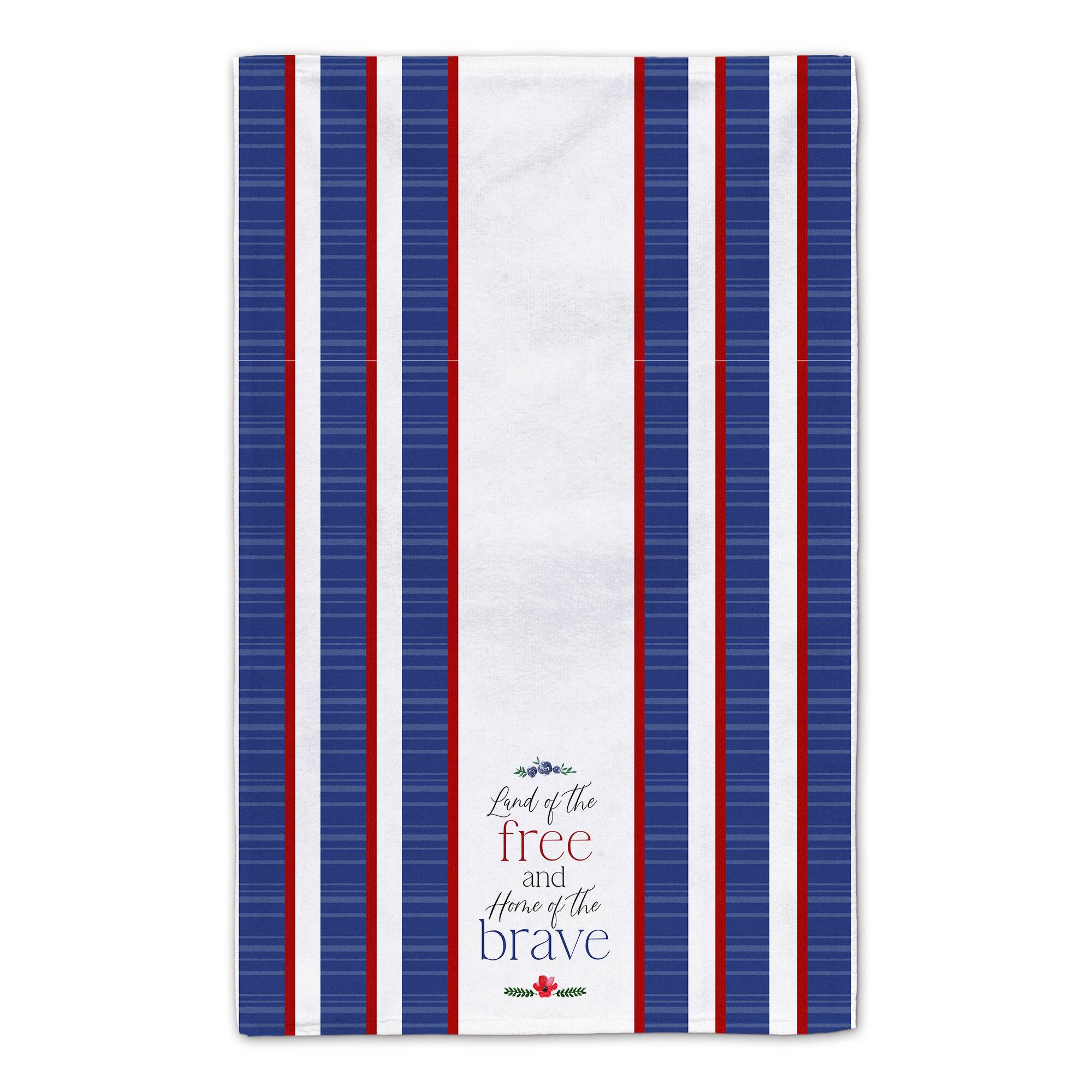 Land of the Free Home of the Brave Tea Towel Set