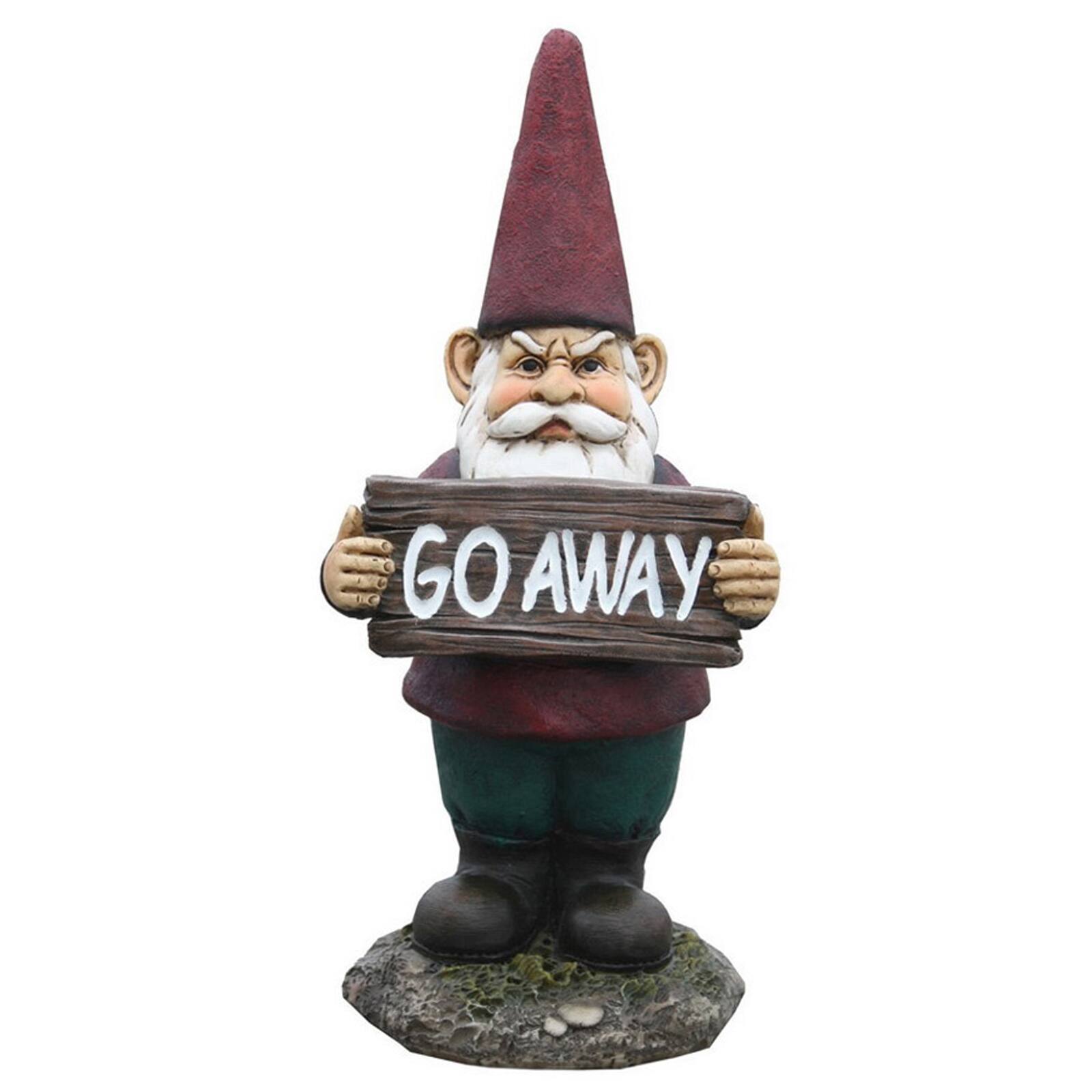 Santa's Workshop 9.3'' Gnome Go Away Accent