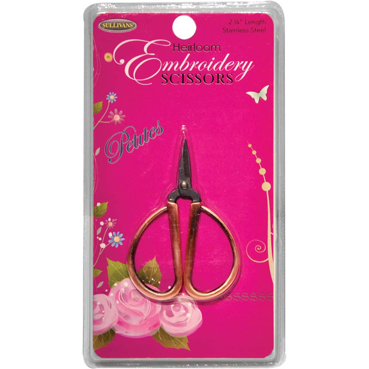 Sullivans 2.25&#x22; Copper Heirloom Petites Embroidery Scissors