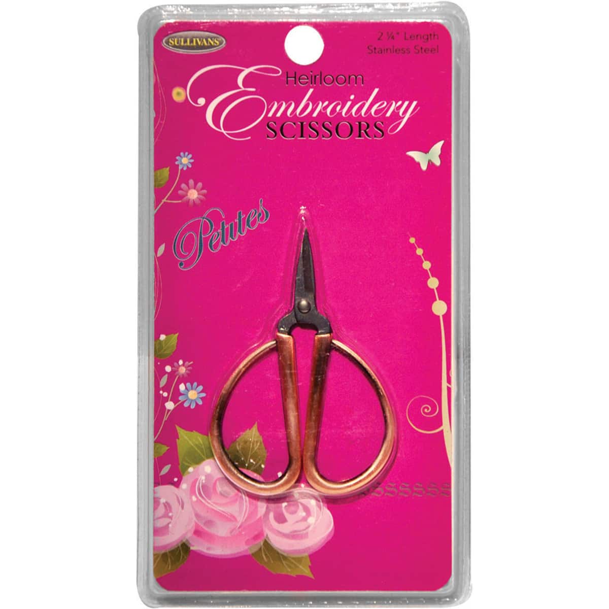 Sullivans 2.25" Copper Heirloom Petites Embroidery Scissors