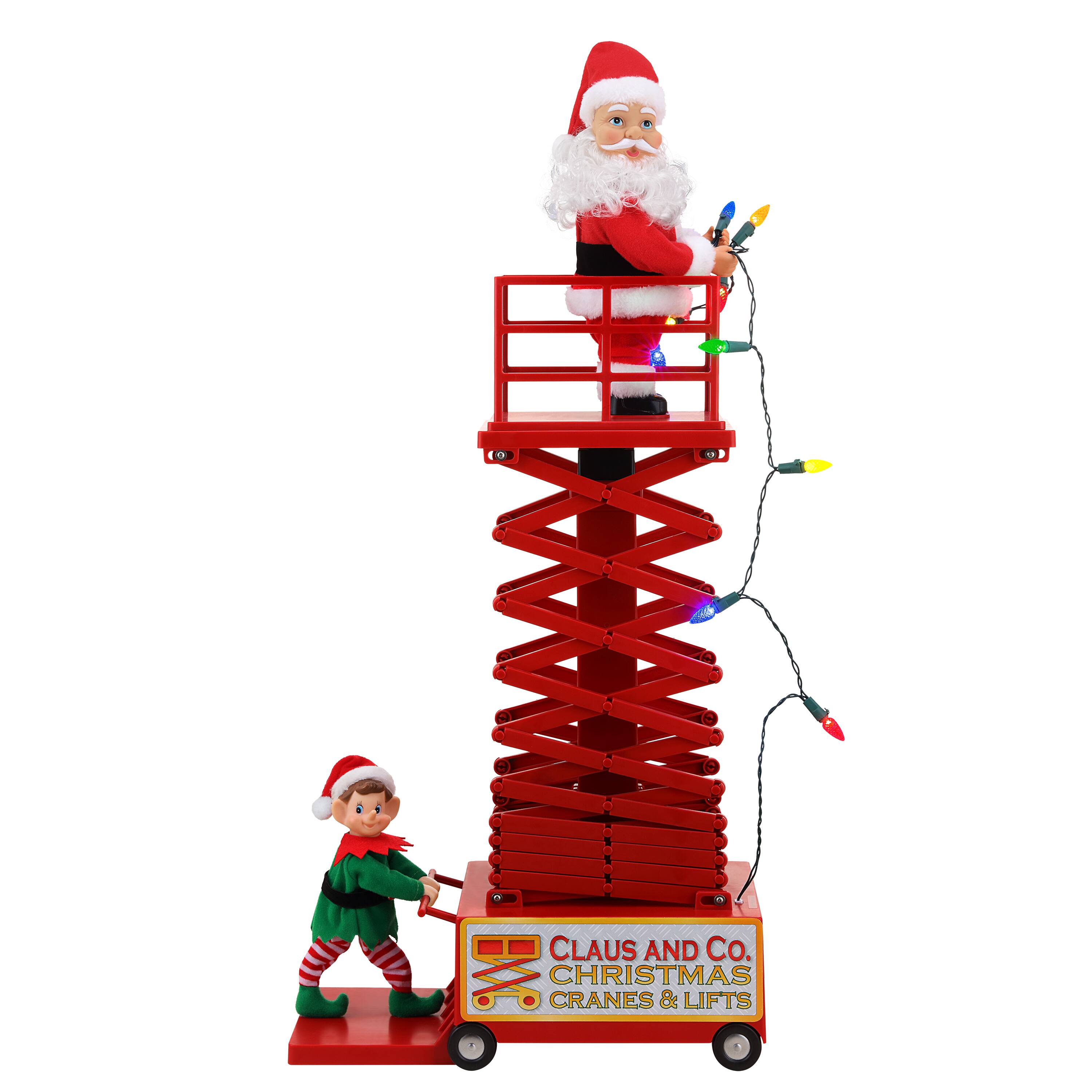 4ft. Animated &#x26; Musical Santa&#x27;s Lift
