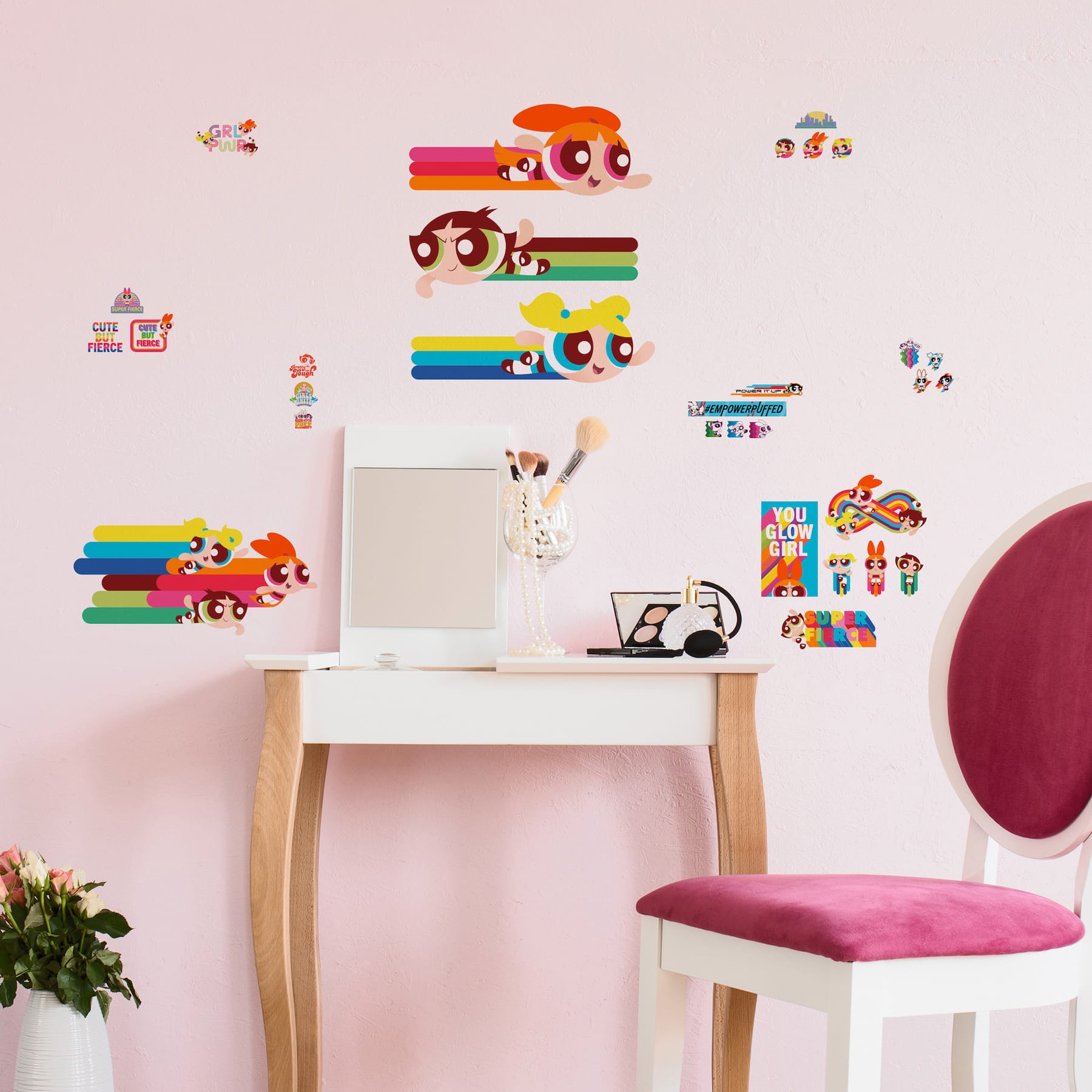 RoomMates Powerpuff Girls Peel & Stick Wall Decals