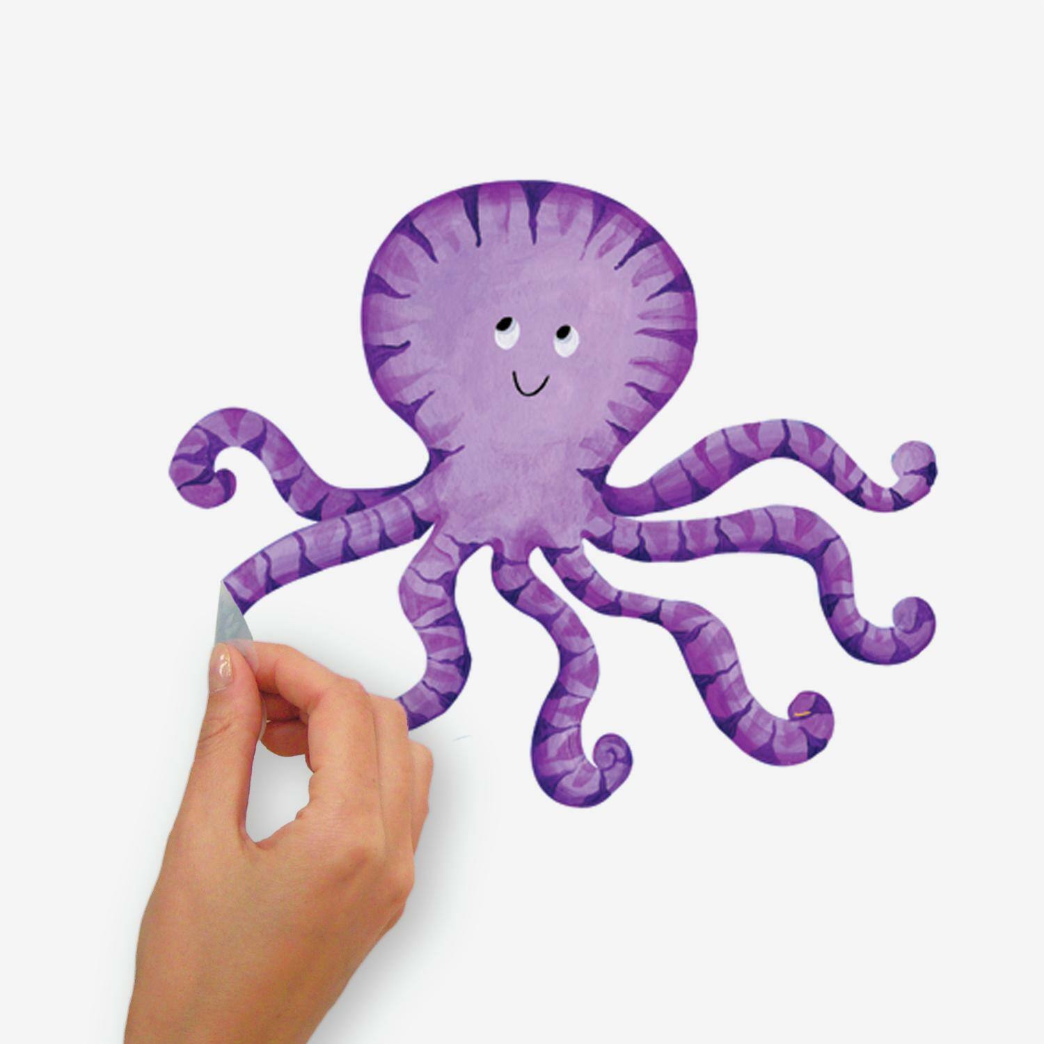 RoomMates Repositionable Childrens Wall Sticker Adventures Under The Sea 