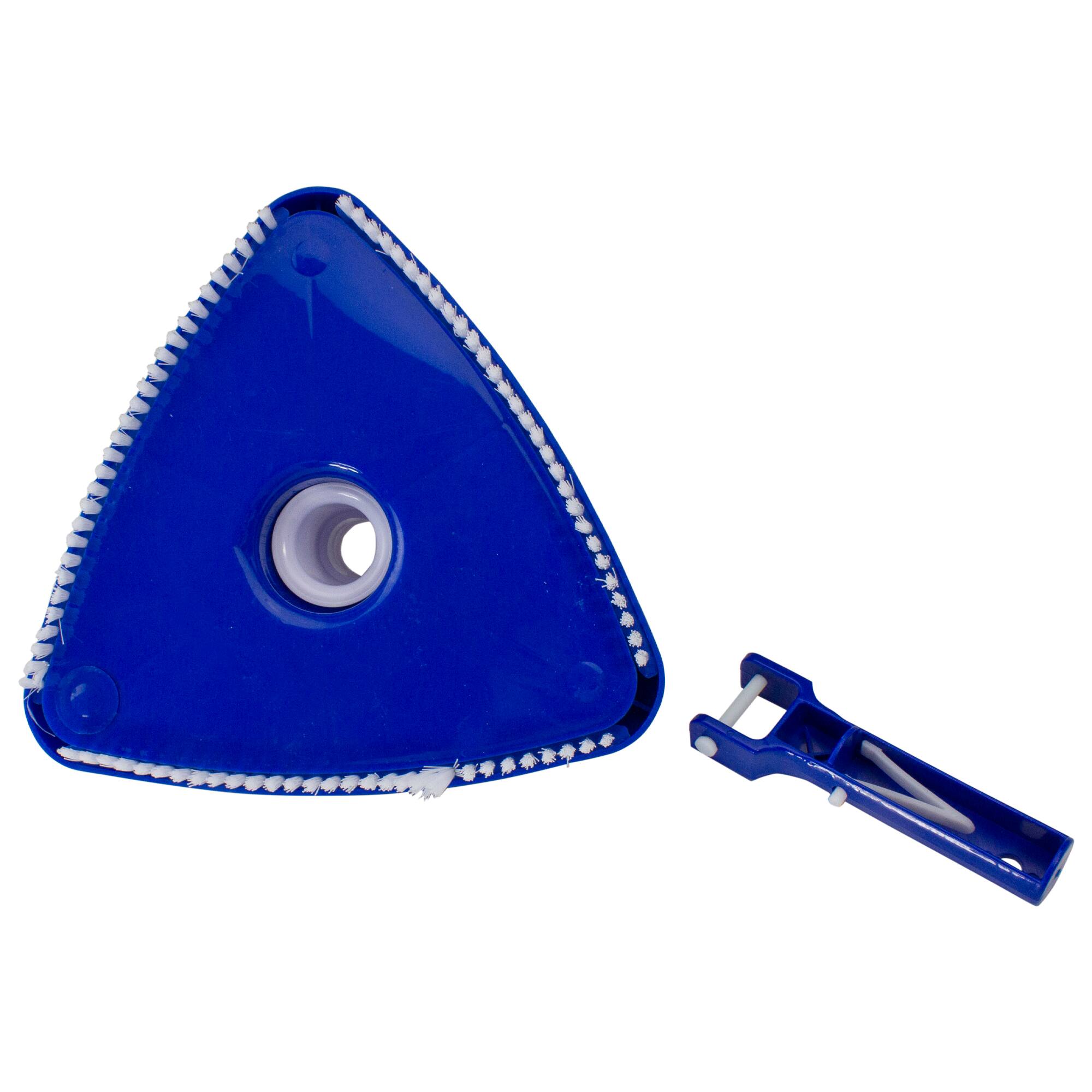 Pool Central 10.5&#x22; Triangular Weighted Swimming Pool Vacuum Head with Swivel Cuff