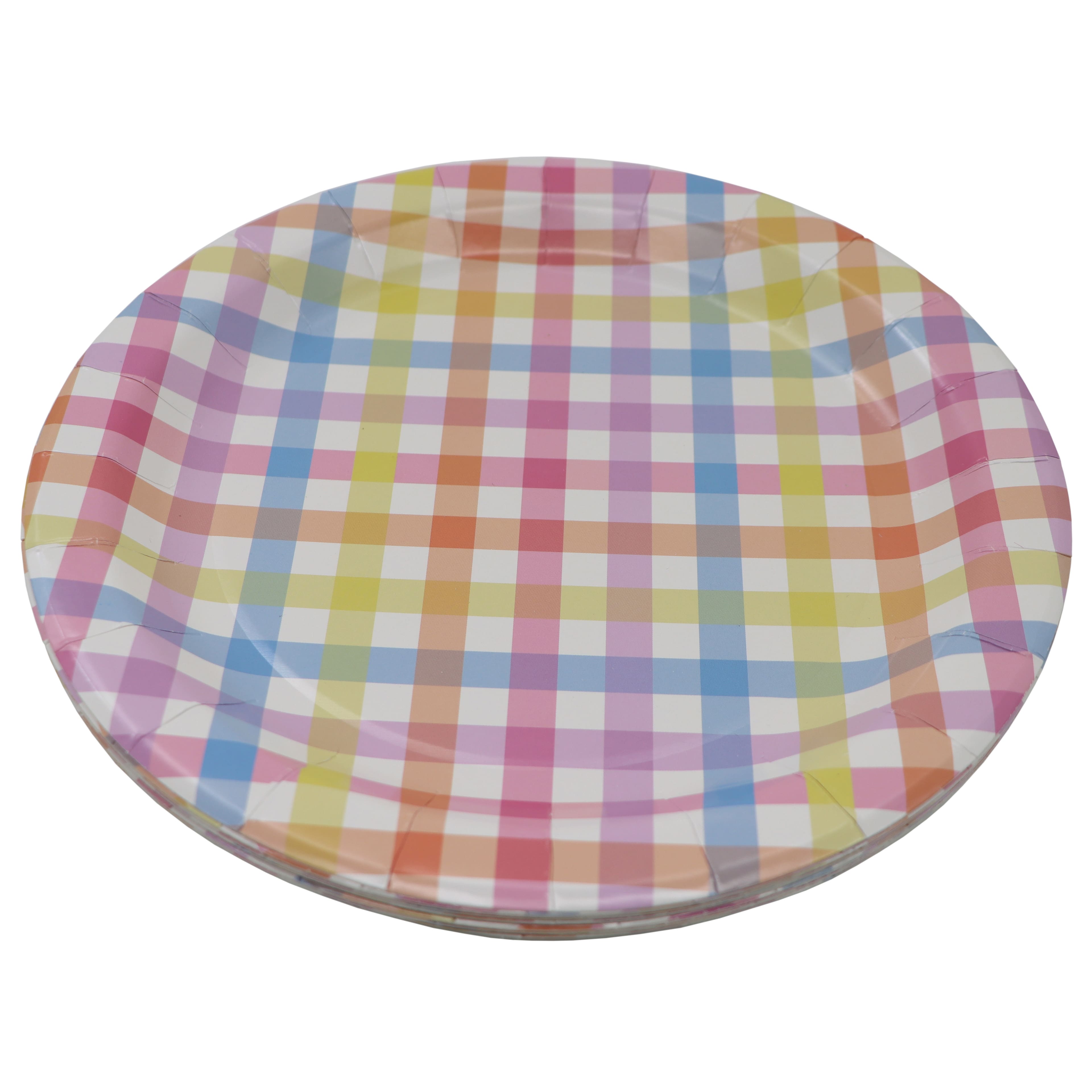 9&#x22; Plaid Paper Plates, 12ct. by Ashland&#xAE;