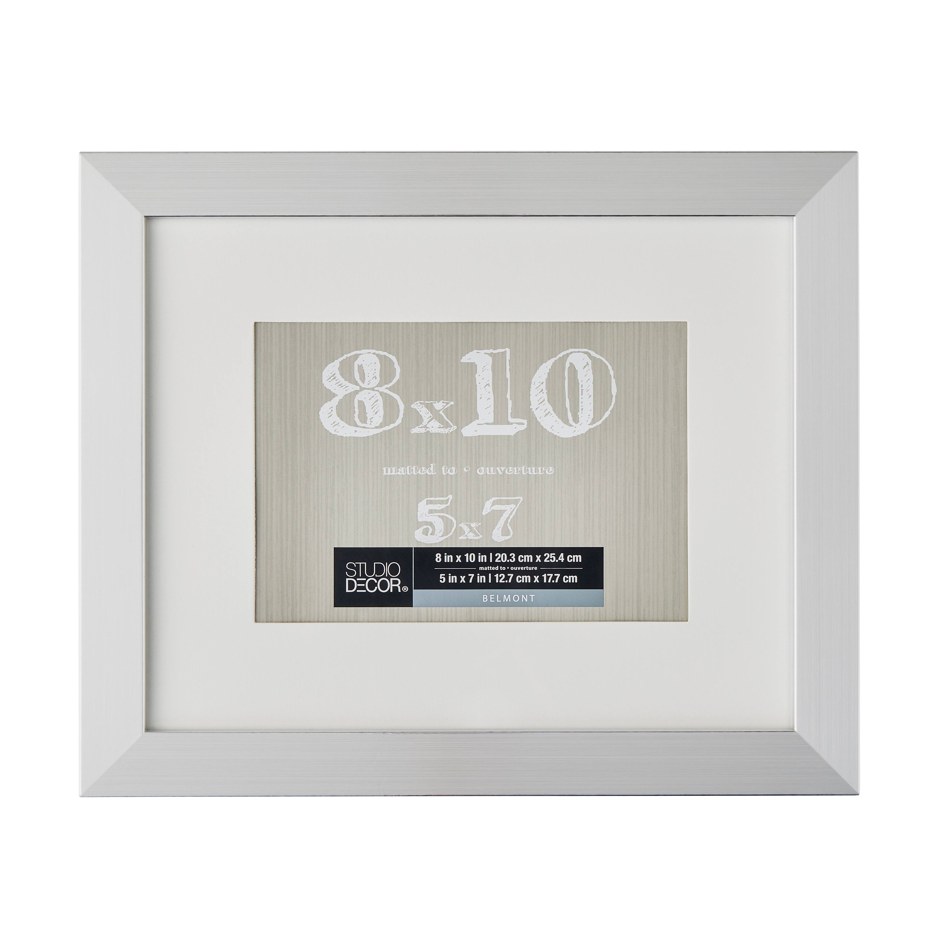 Silver Belmont Frame with Mat by Studio Décor®