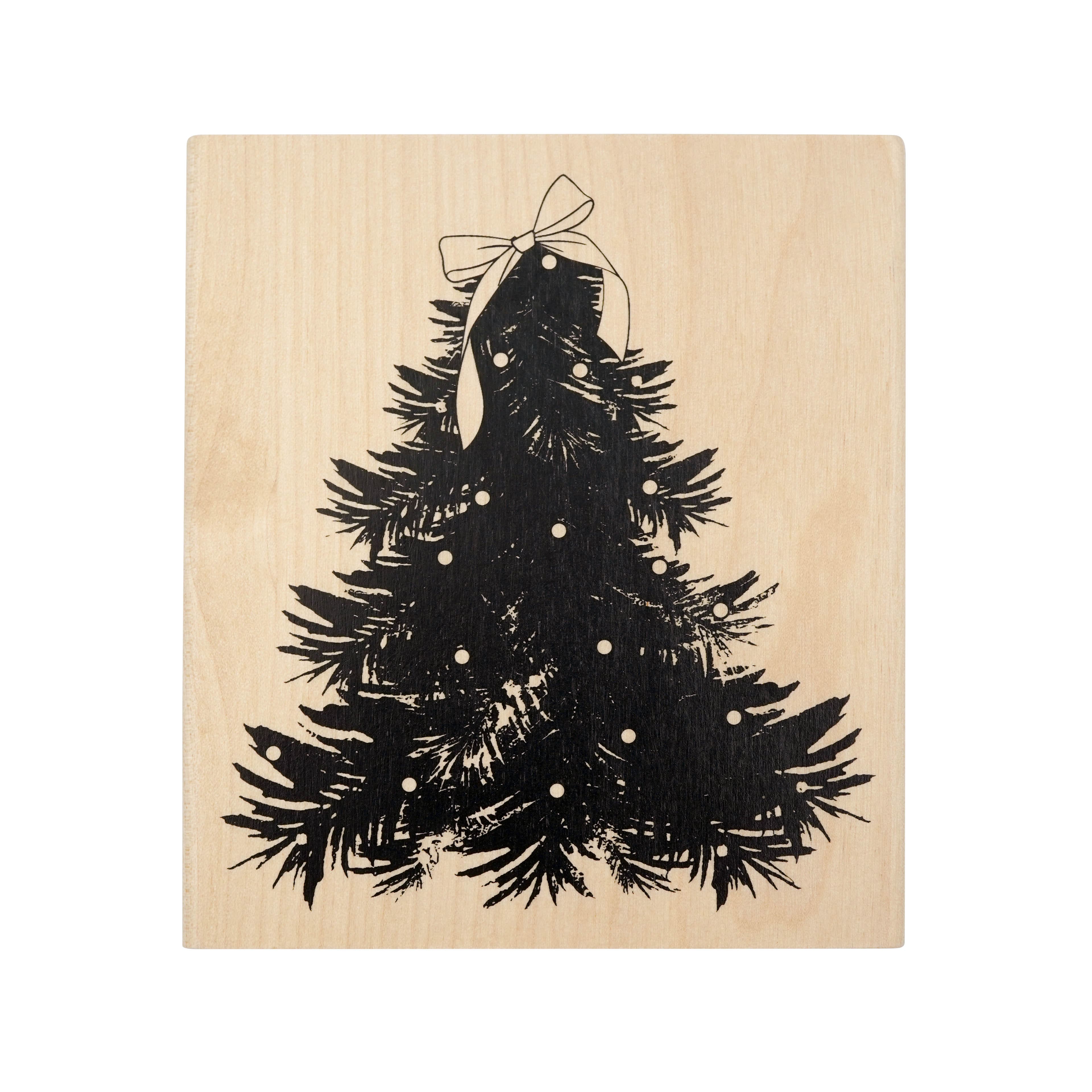 Christmas Tree Wood Stamp by Recollections&#x2122;