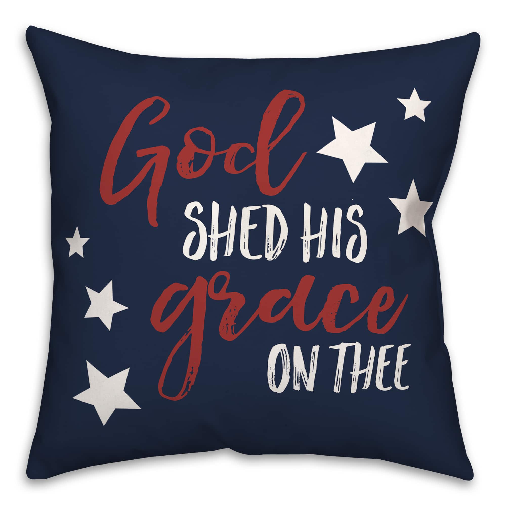 God Shed His Grace On Thee Throw Pillow