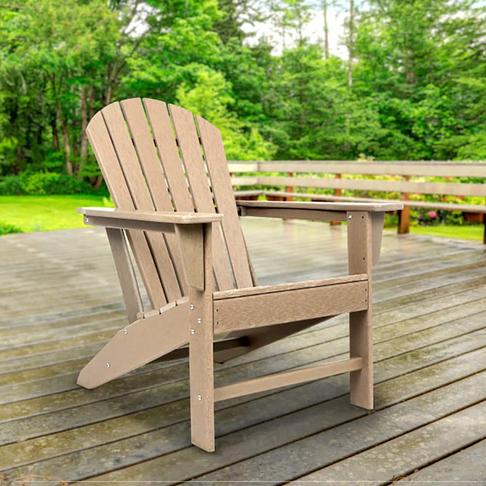 Brown Traditional Adirondack Chair
