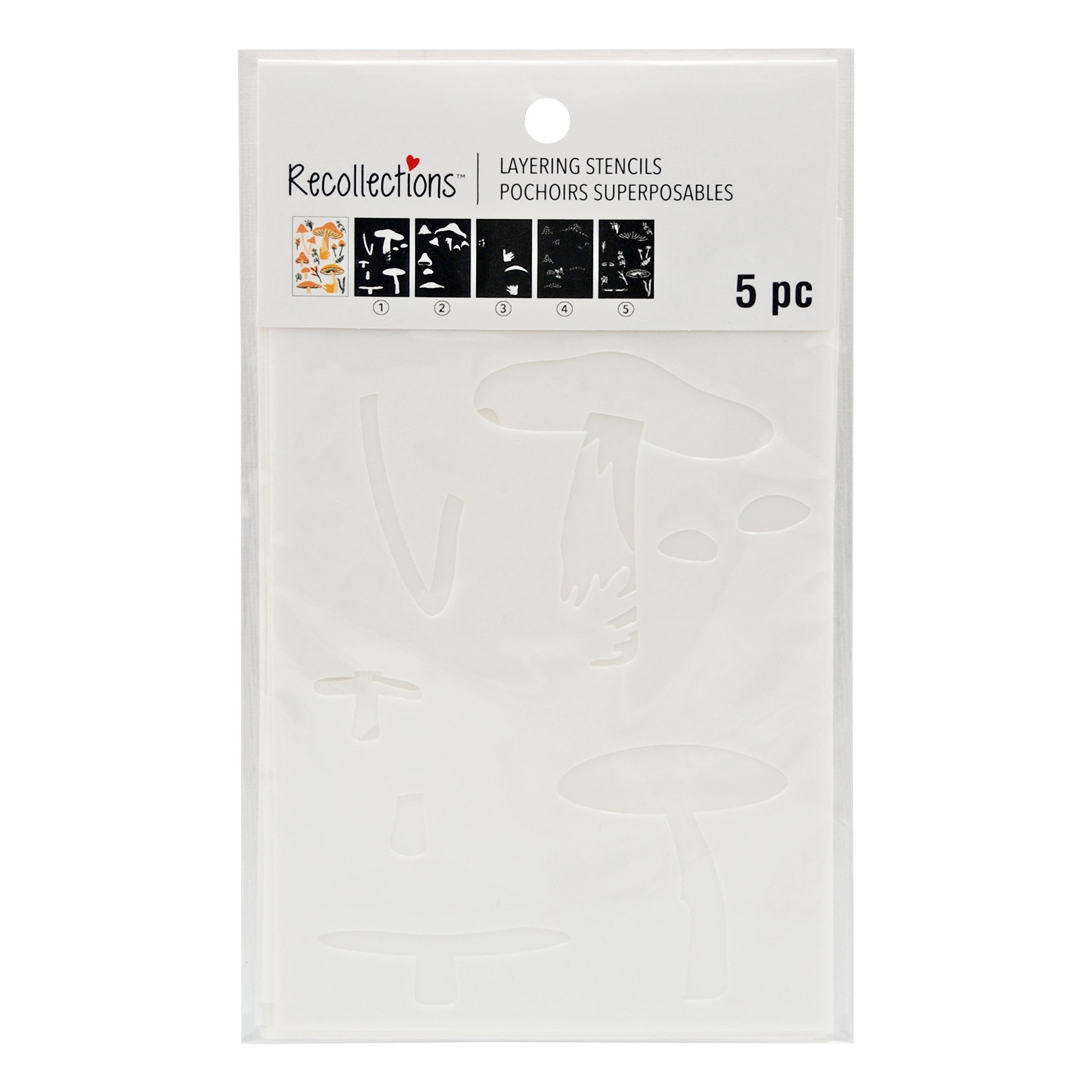 Mushroom Layering Stencils by Recollections&#x2122;