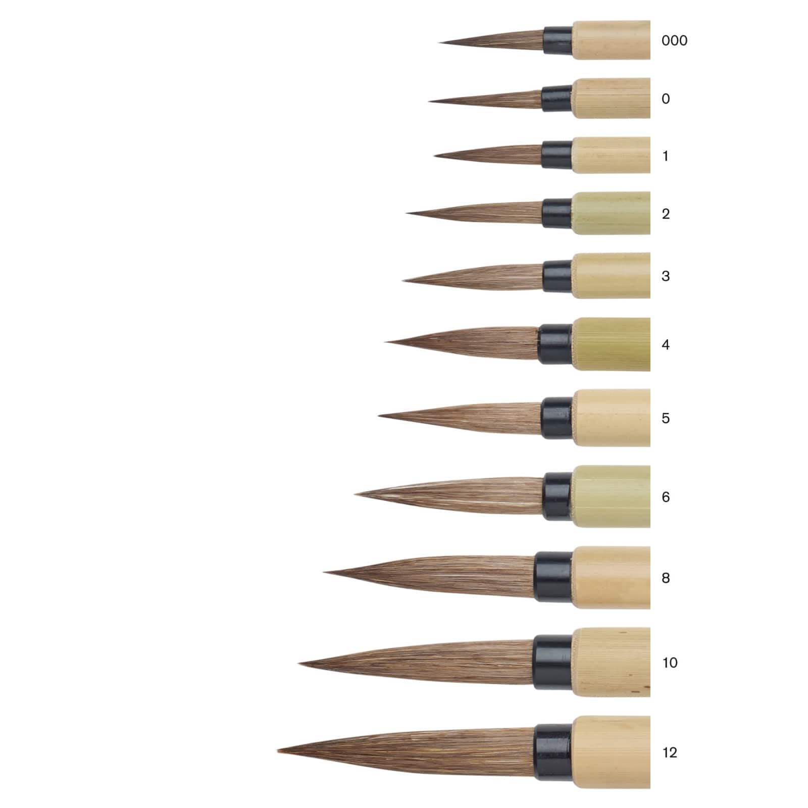 Winsor &#x26; Newton&#x2122; Series 150 Short Handle Bamboo Round Brush