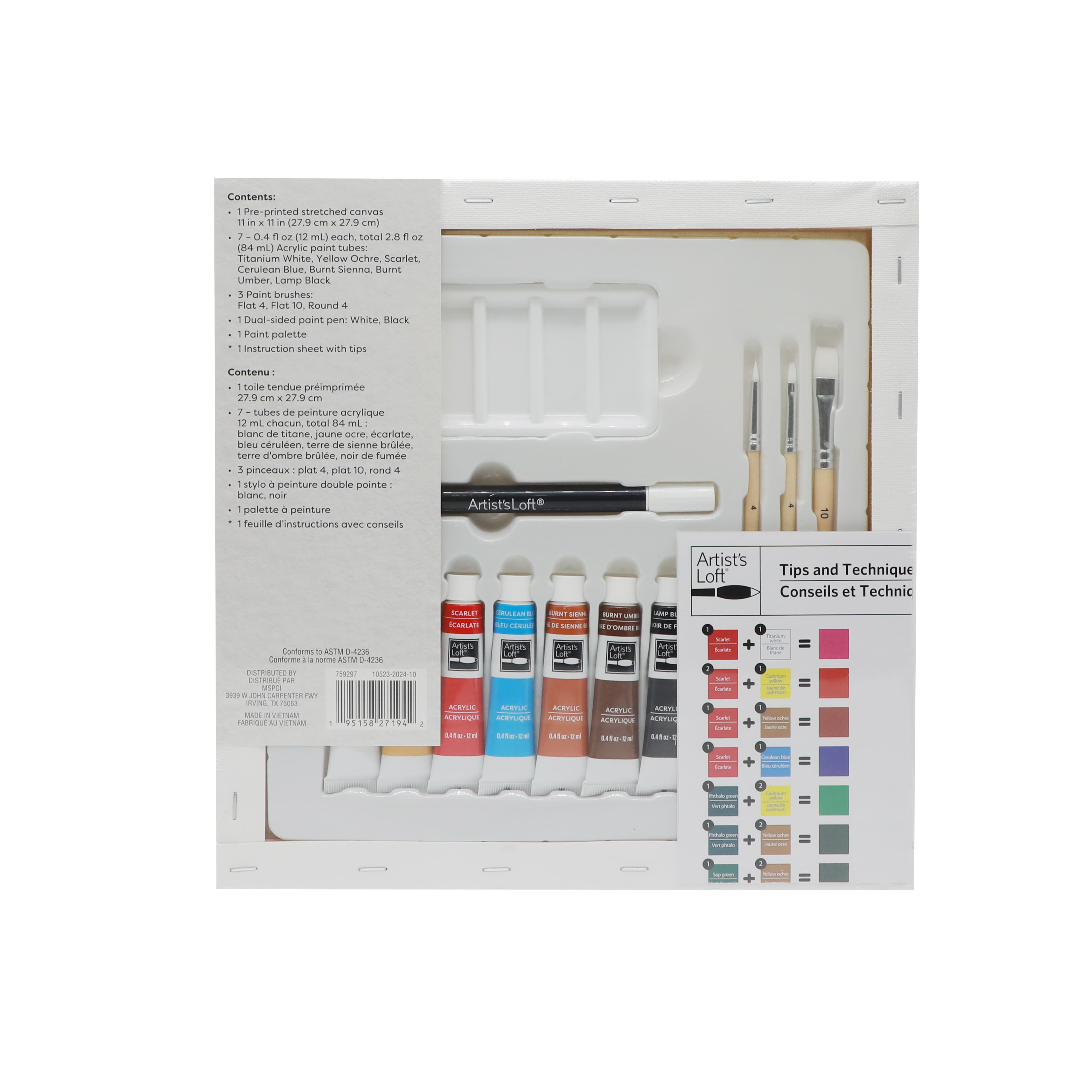 11&#x22; x 11&#x22; Canyon Canvas Painting Kit by Artist&#x27;s Loft&#xAE;