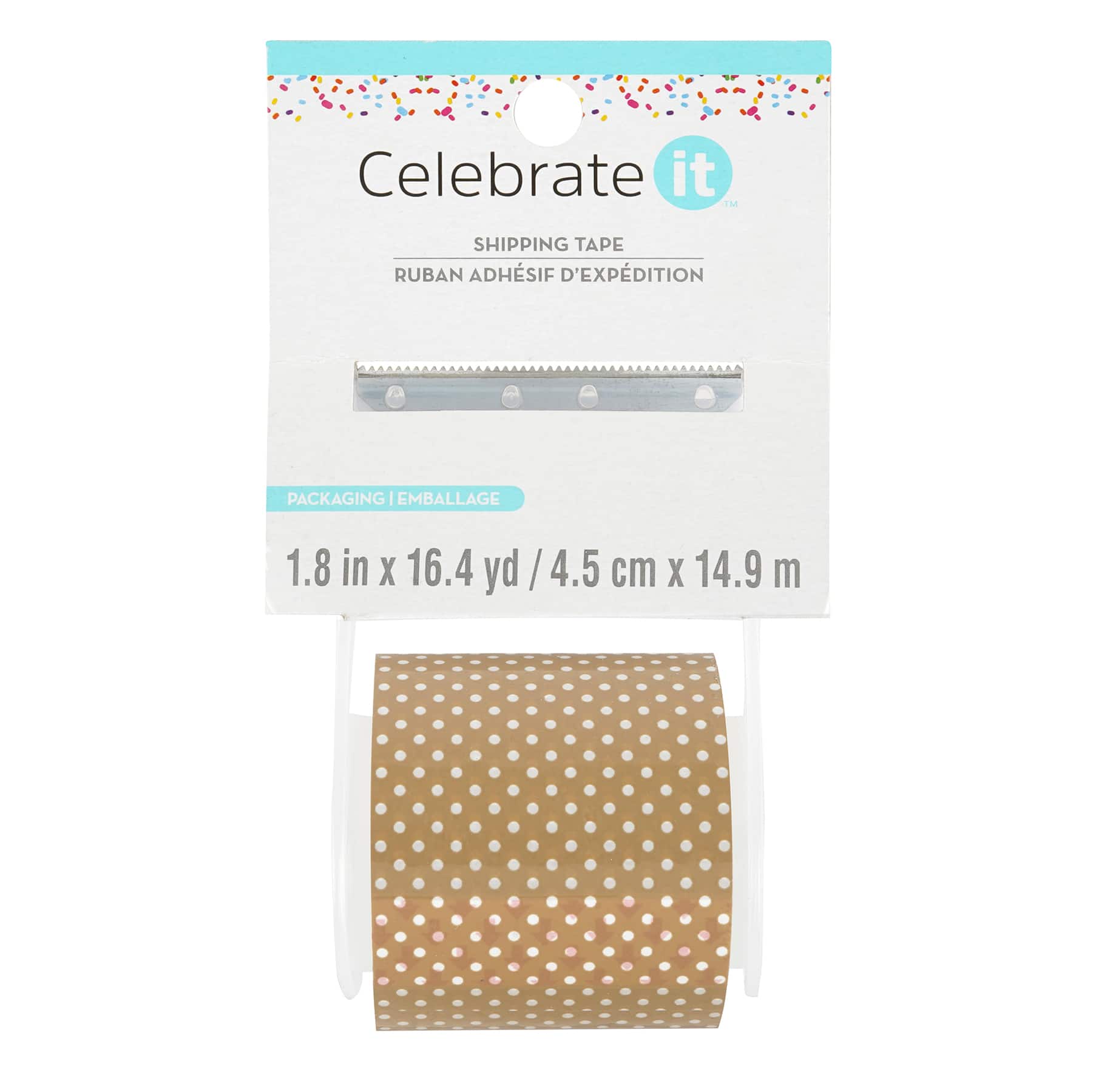 Polka Dot Shipping Tape by Celebrate It™