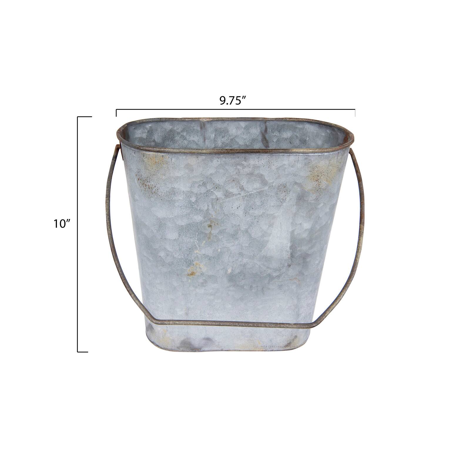 Hello Honey® Magazine & Toilet Paper Wall Tin Bucket