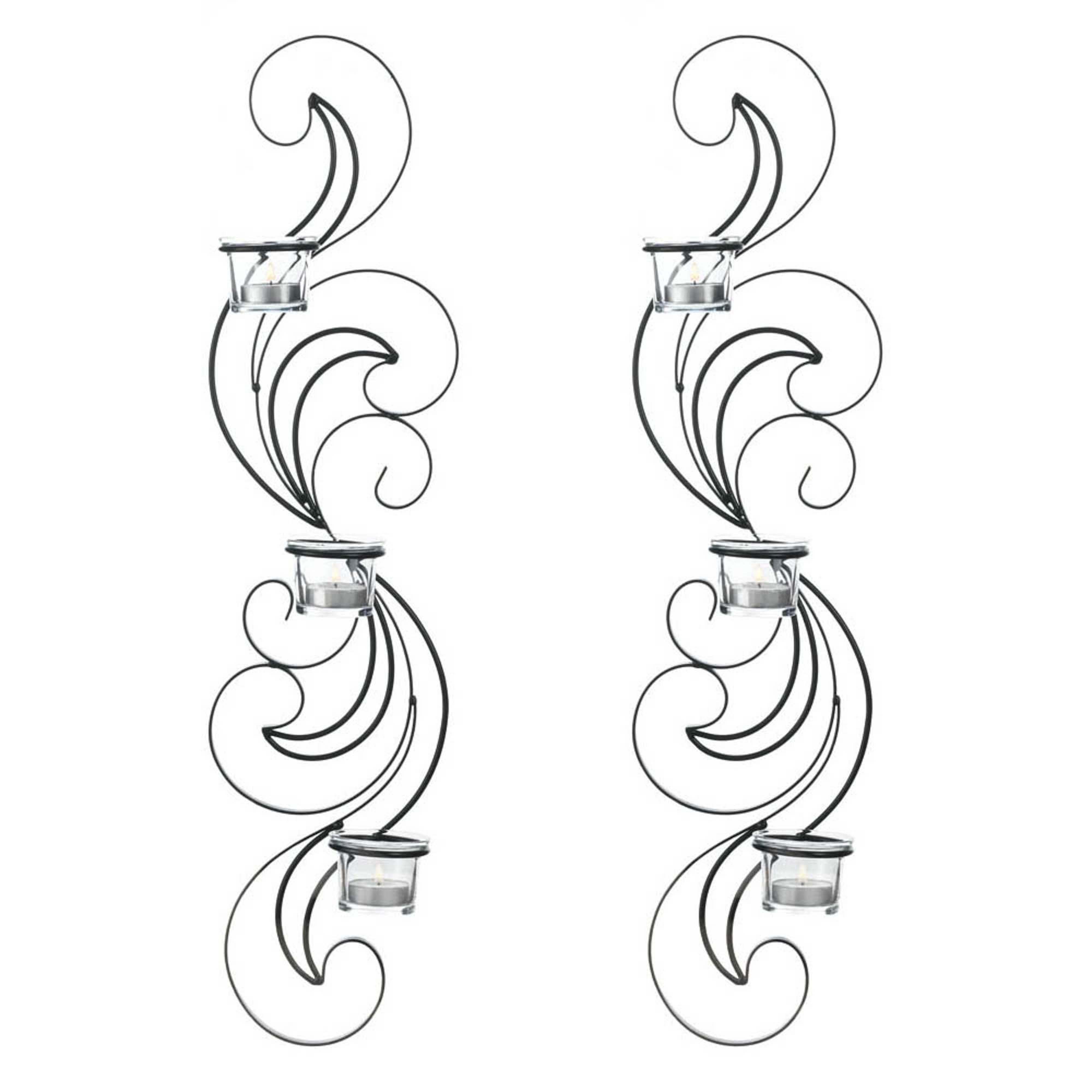 24.5&#x27;&#x27; Wisp Candle Wall Sconce, 2ct.