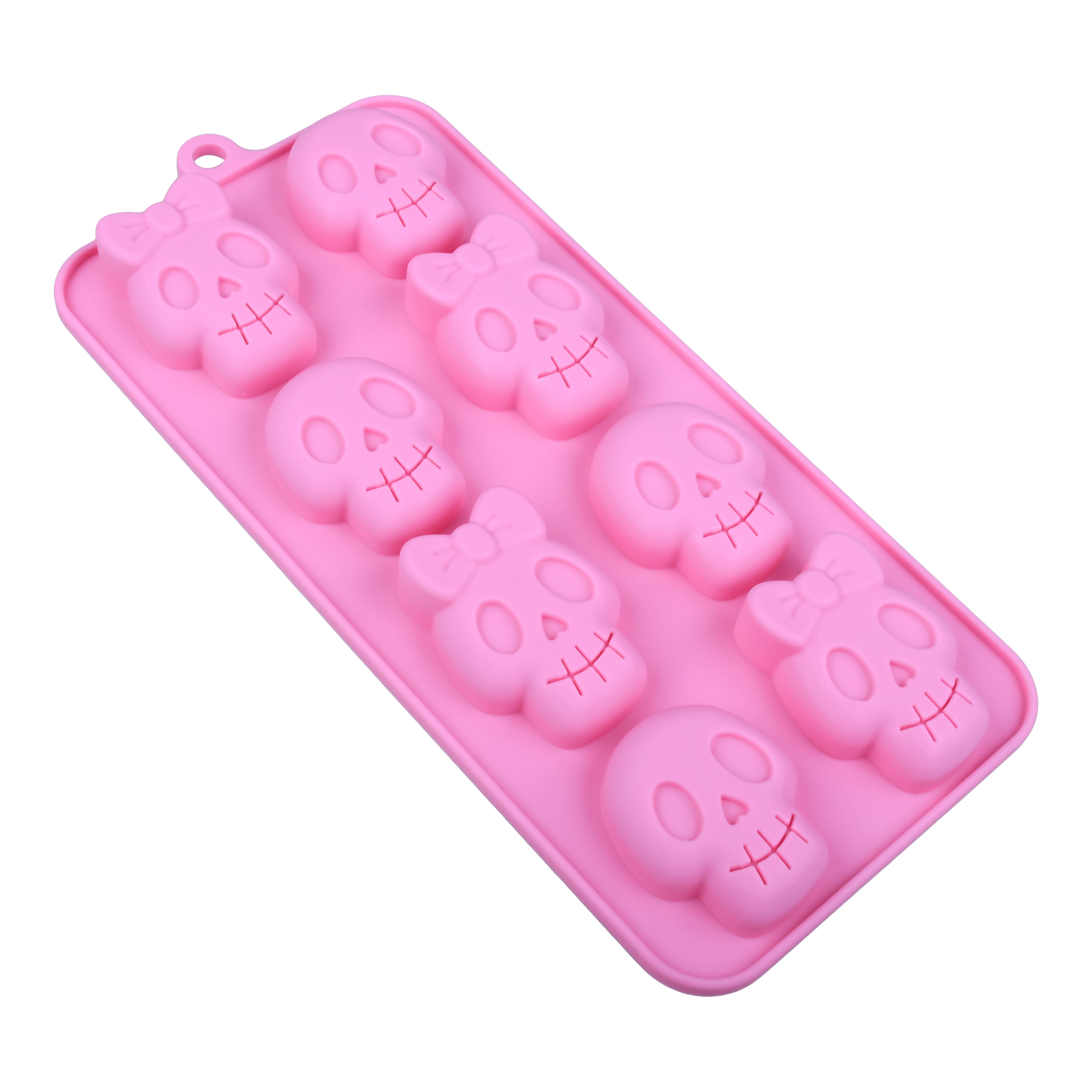 Sweet &#x26; Spooky Skull Silicone Candy Mold by Makery&#x2122;