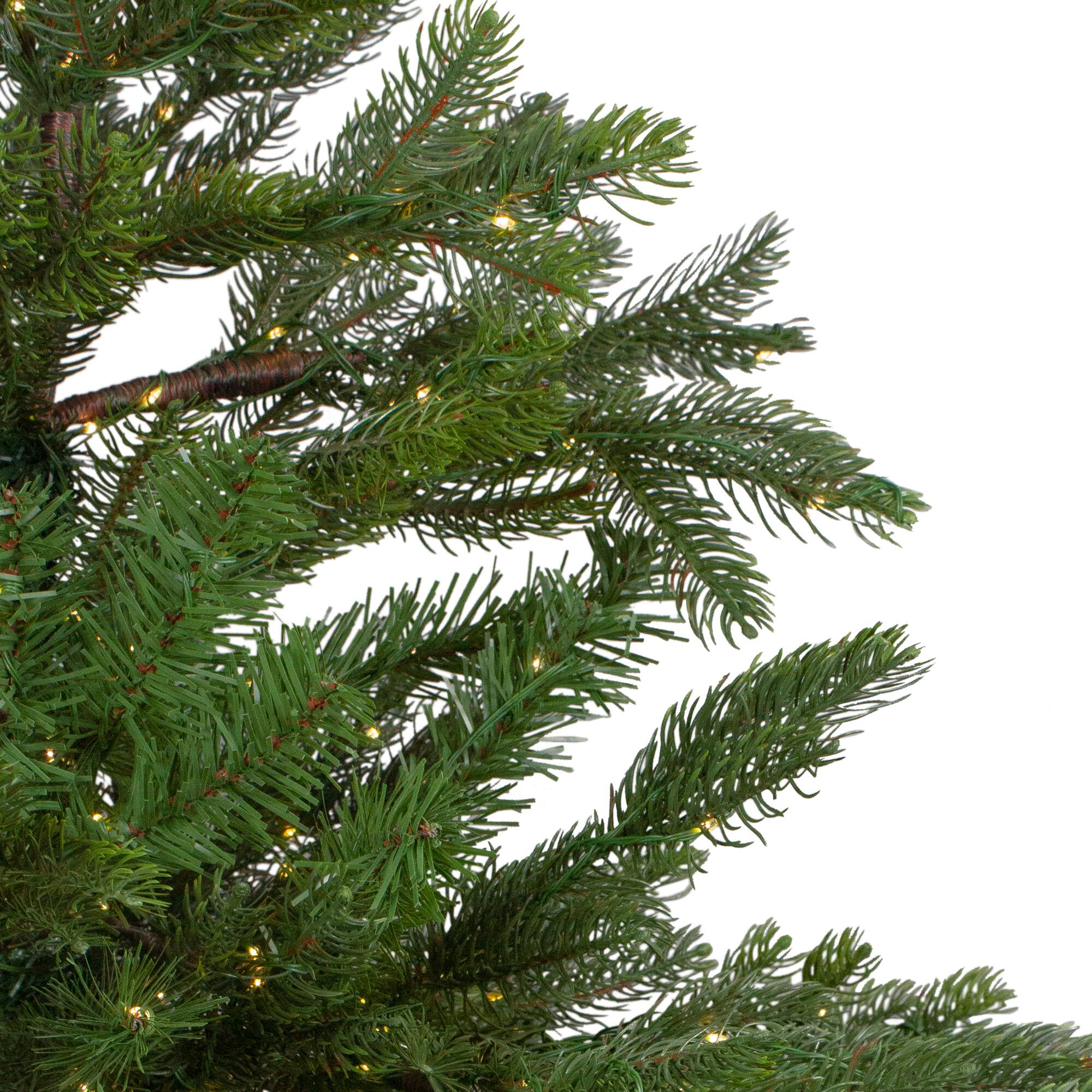 6.5ft. Pre-Lit Real Touch&#x2122;&#xFE0F; Oregon Noble Fir Artificial Christmas Tree, Warm White LED Lights