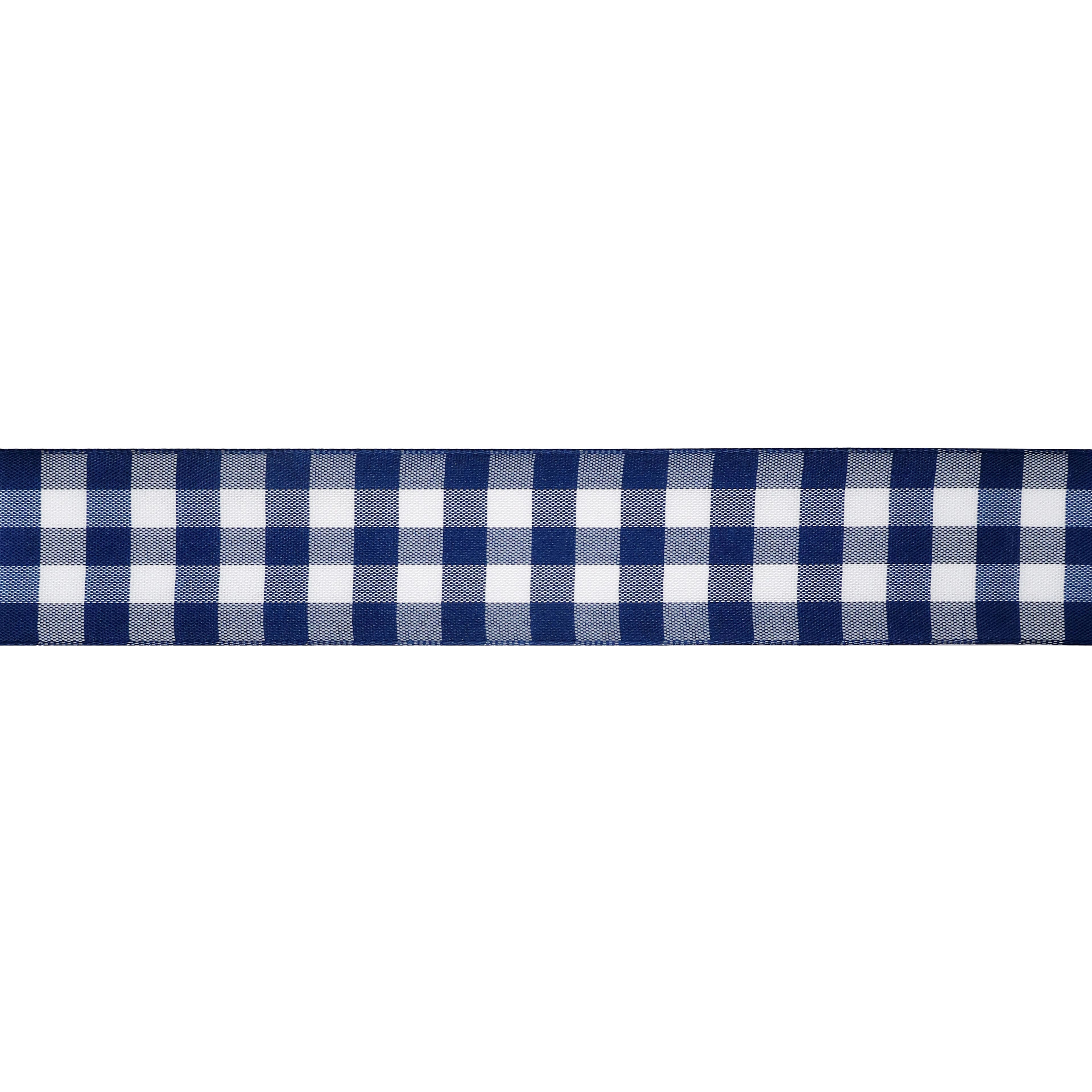 1.5'' x 3yd. Wired Gingham Ribbon by Celebrate It®