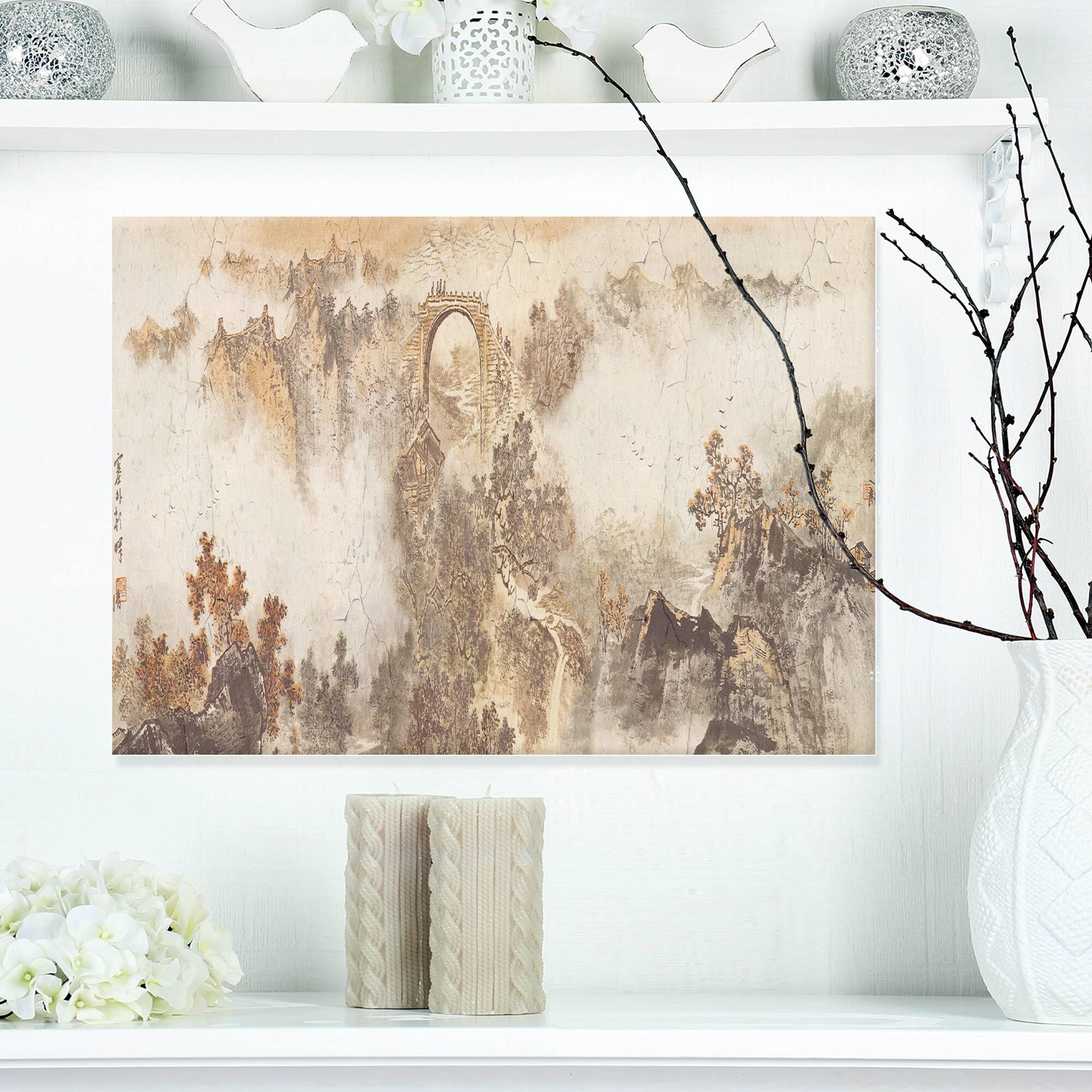 Designart - Nature in Vintage Style - Landscape Photography Canvas Print