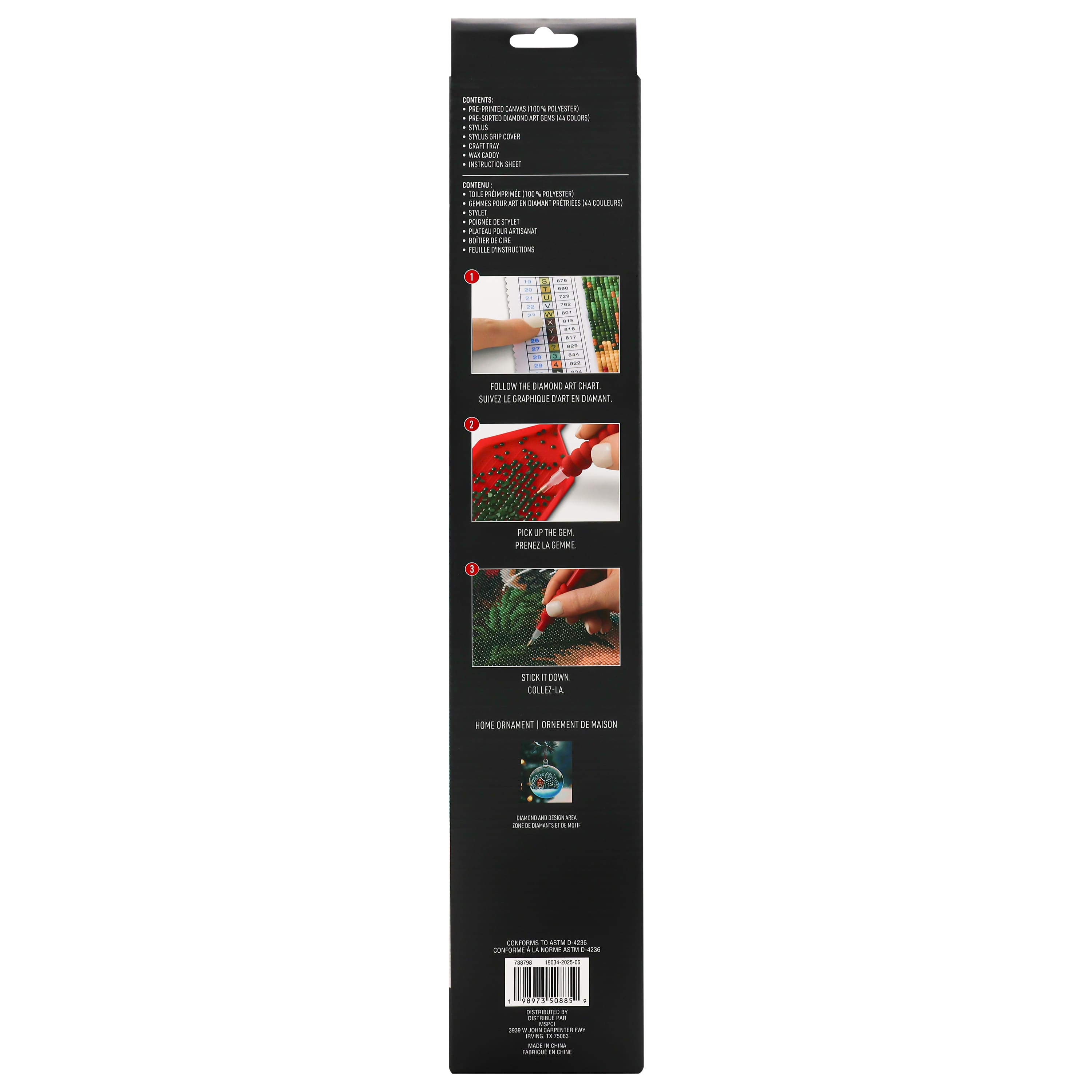 16&#x22; x 20&#x22; Home Ornament Diamond Art Kit by Make Market&#xAE;