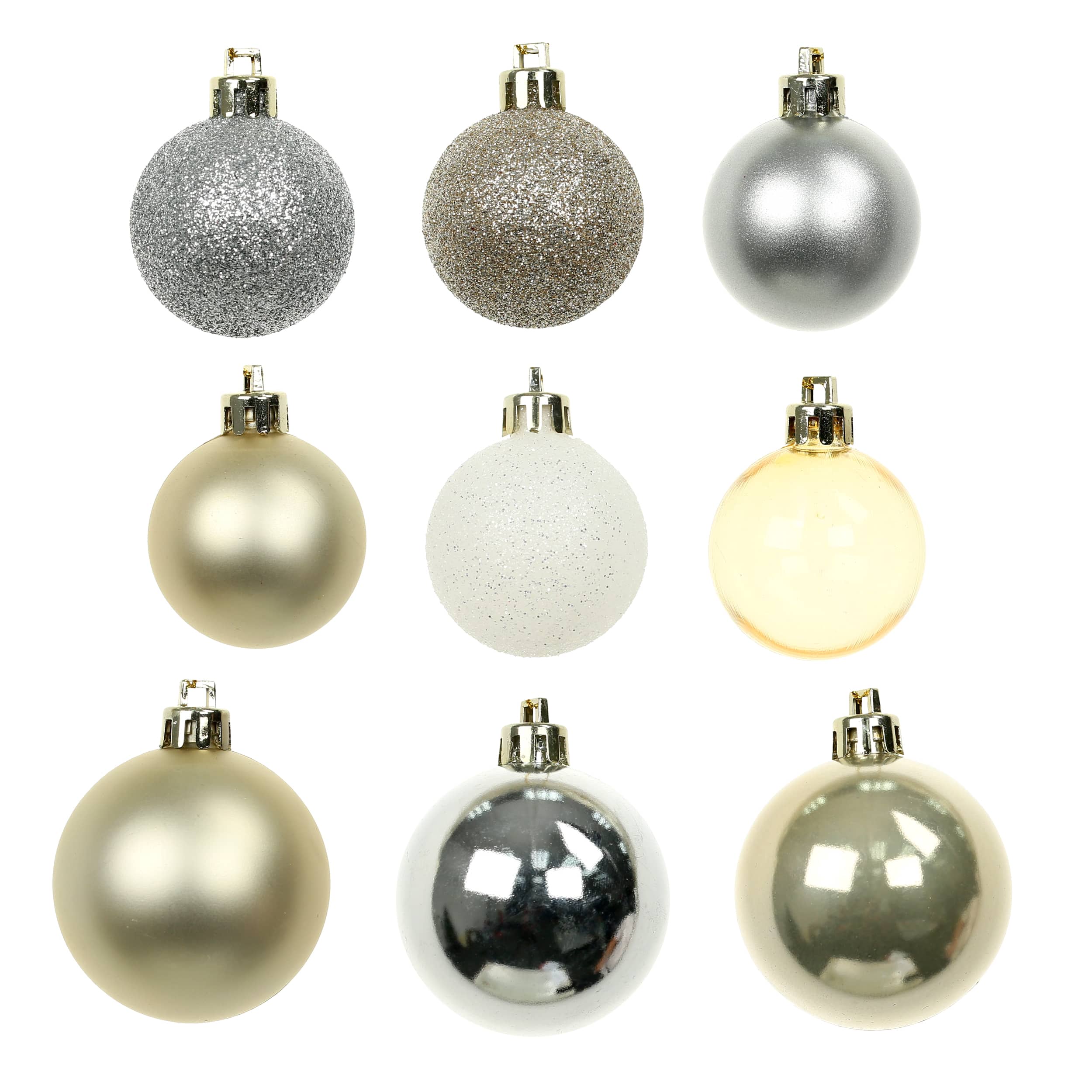 80 Pack Silver &#x26; Gold Shatterproof Ball Ornaments by Ashland&#xAE;