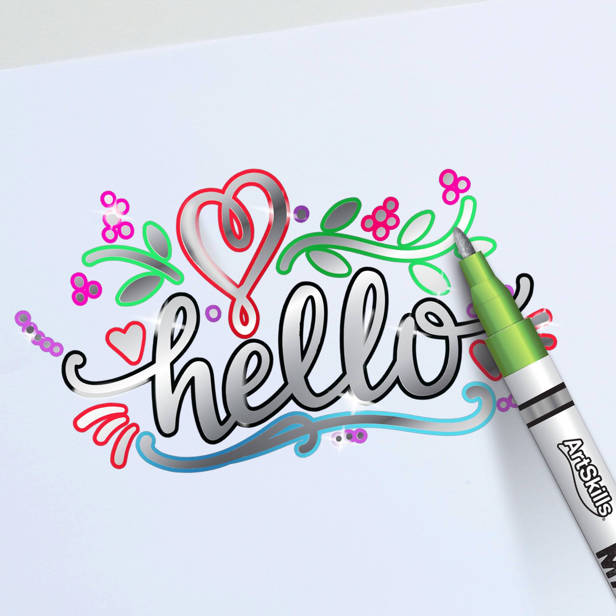 ArtSkills® Metallic Outline Markers, 6ct.