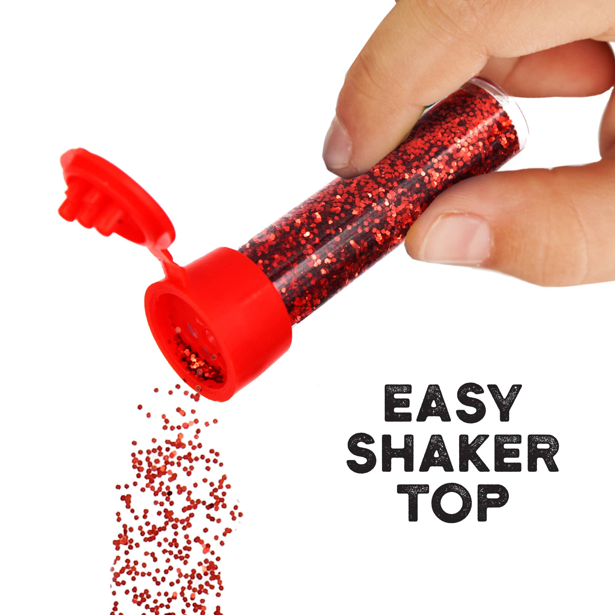 ArtSkills&#xAE; 8 Color Classic Glitter Shakers with Glue Bottle