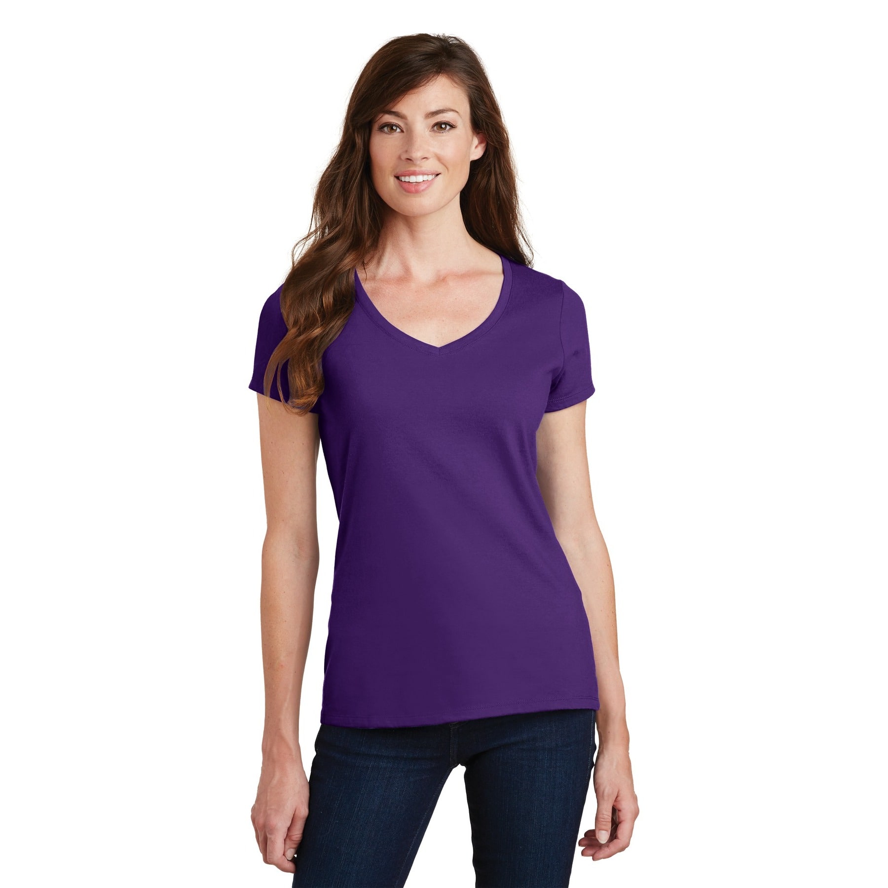 Port & Company® Fan Favorite™ Ladies V-Neck T-Shirt