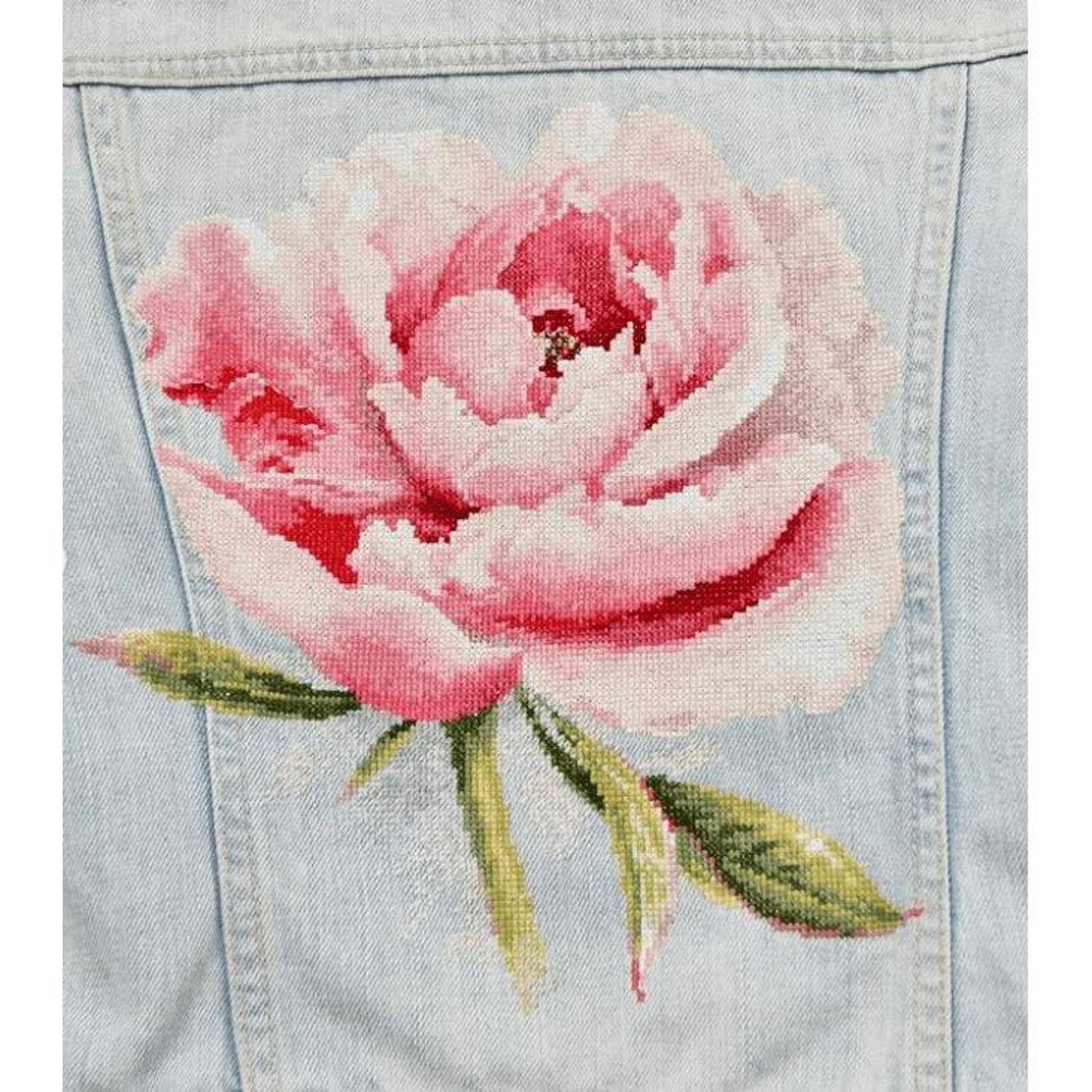 Alisa Tender Peony Cross Stitch Kit