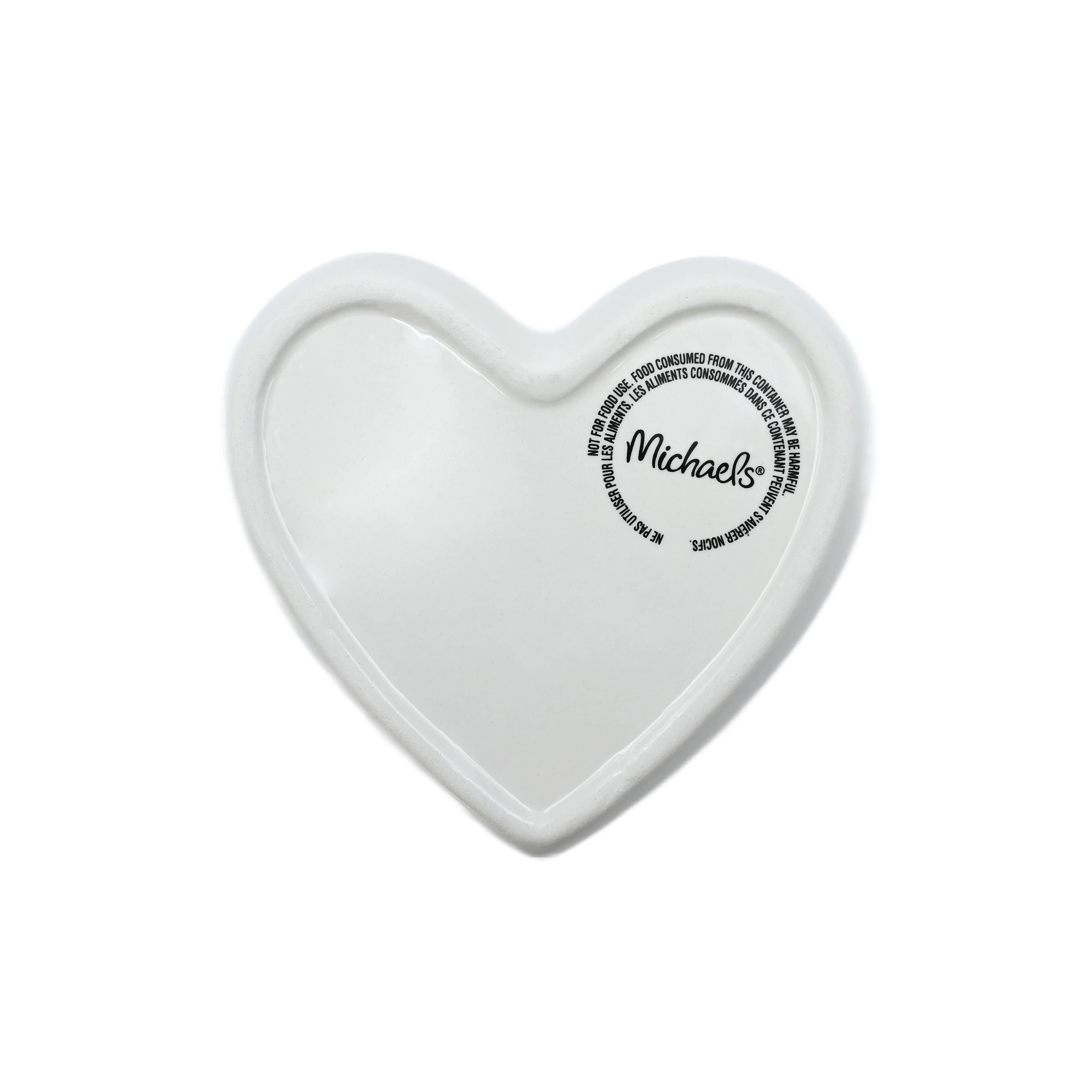 5&#x22; Floral Heart Trinket Dish by Fab Finds