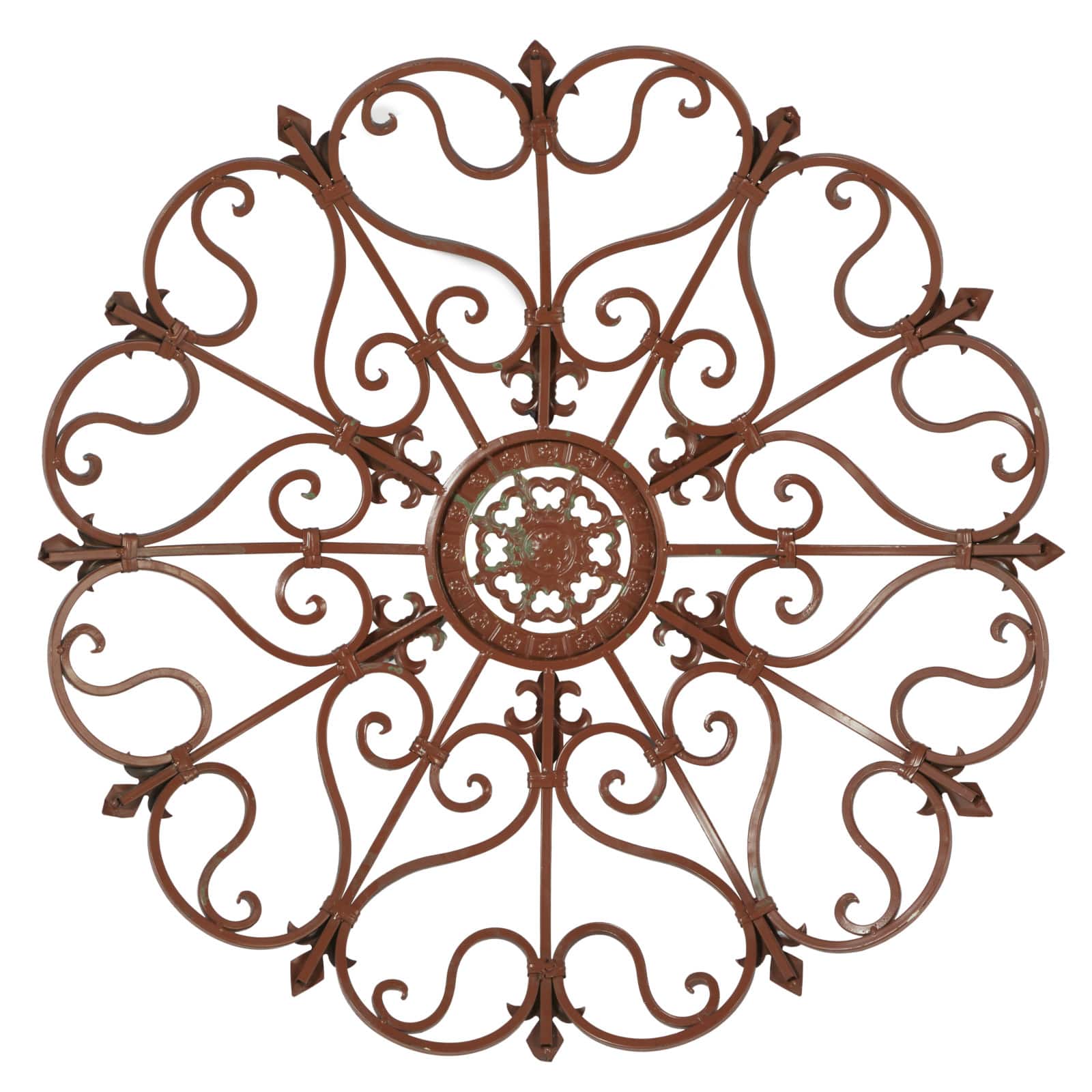 29" Brown Iron Rustic Wall Art