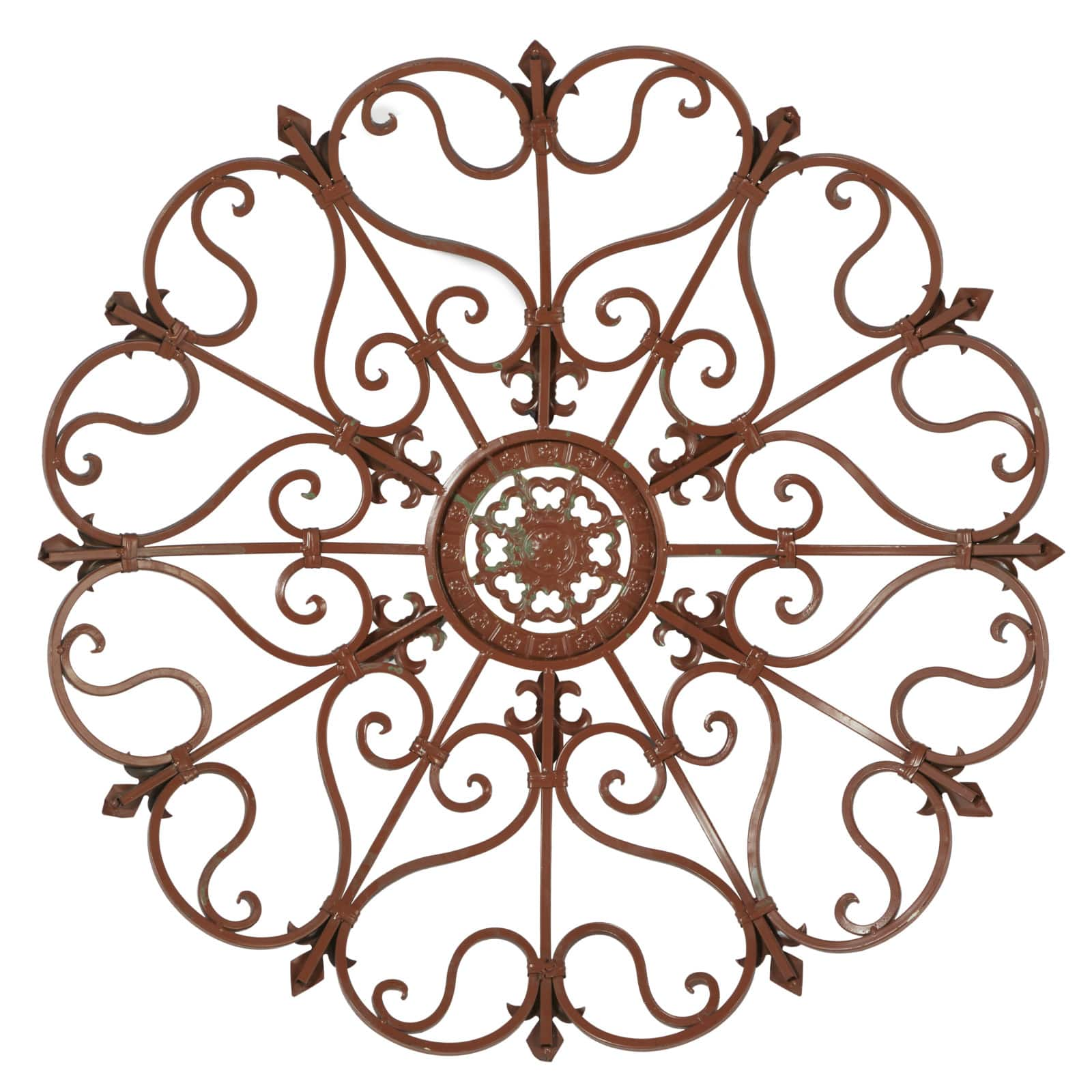 29&#x22; Brown Iron Rustic Wall Art