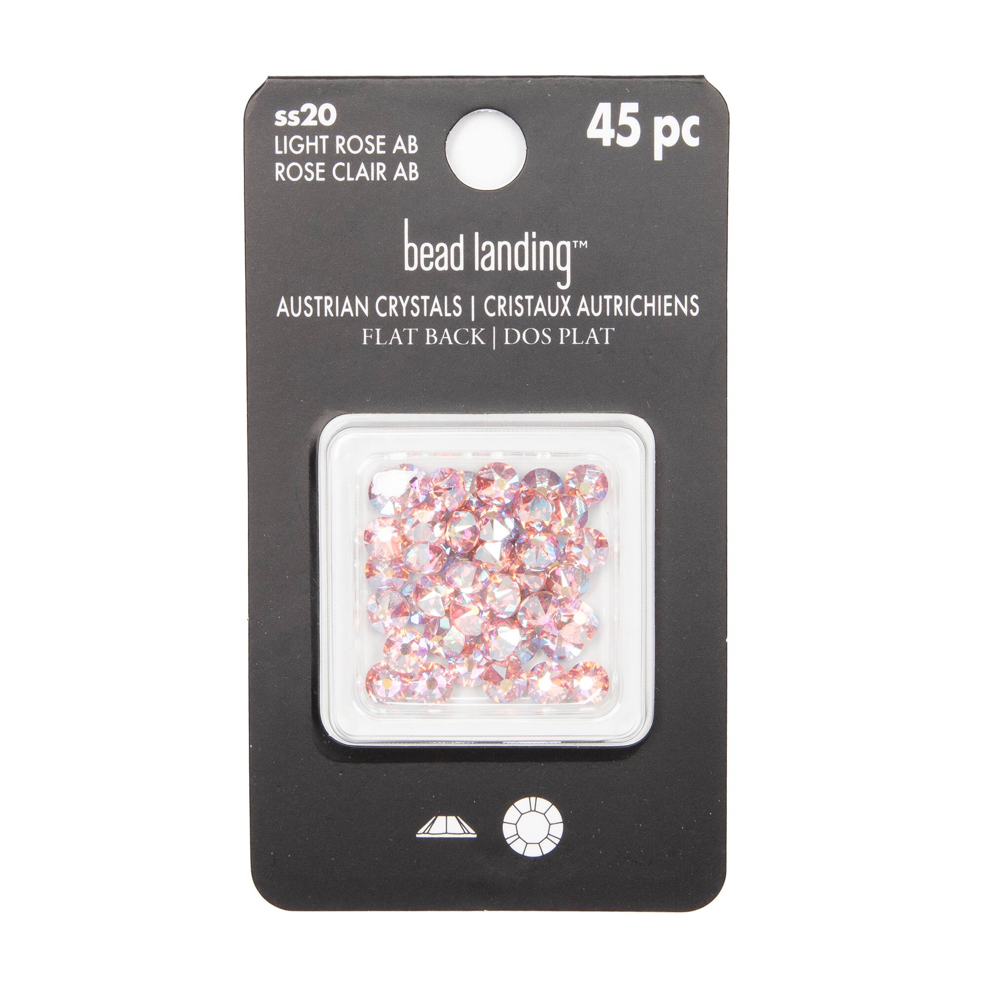 SS20 Round Flatback Austrian Crystals by Bead Landing&#x2122;, 45ct.