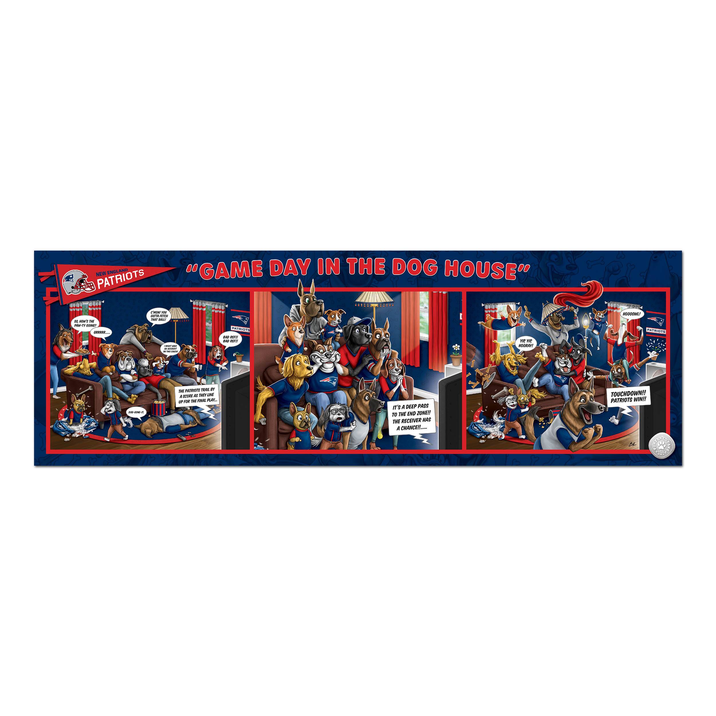 NFL Denver Broncos Game Day in the Dog House Puzzle - 1000Pc