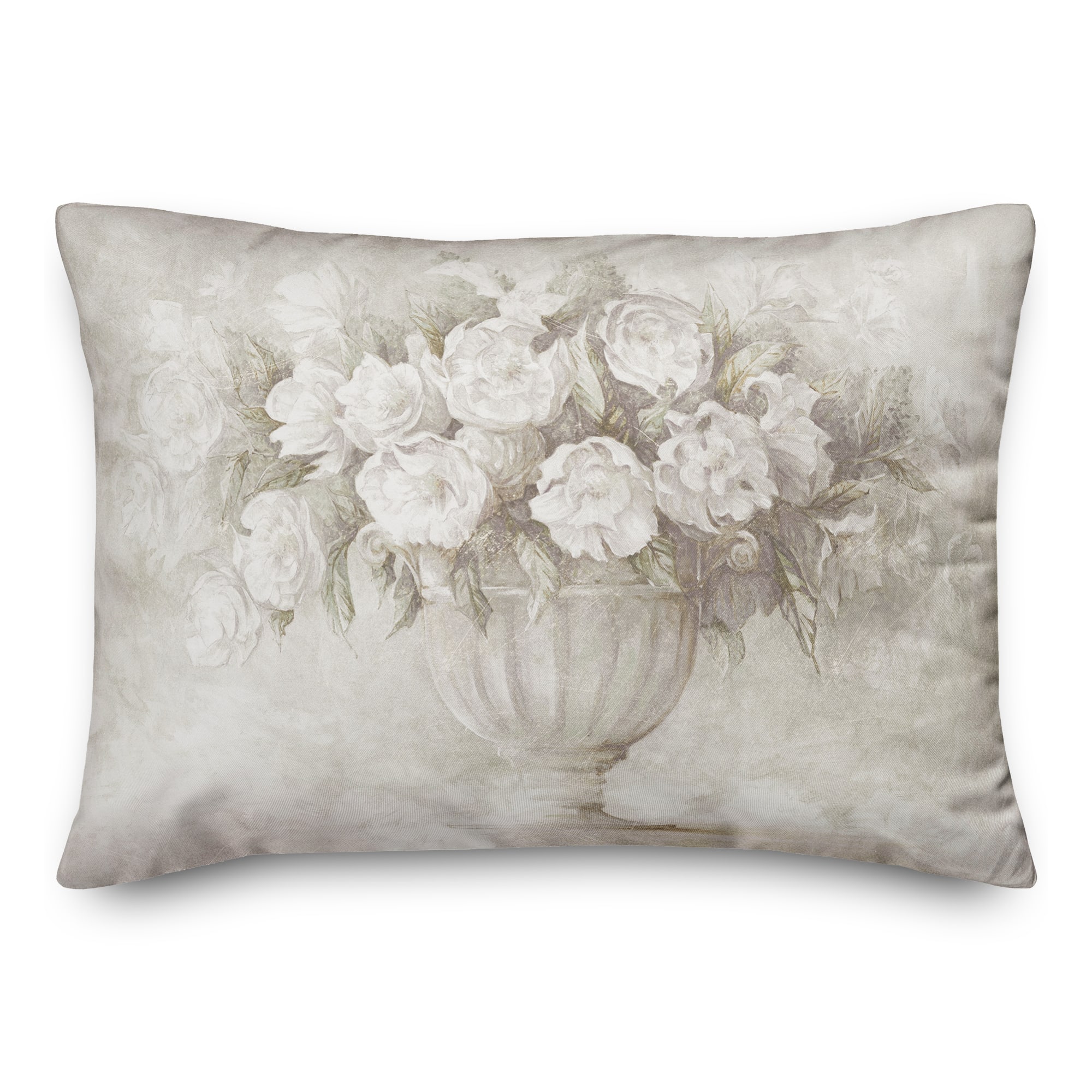 French Country Florals 14" x 20" Throw Pillow
