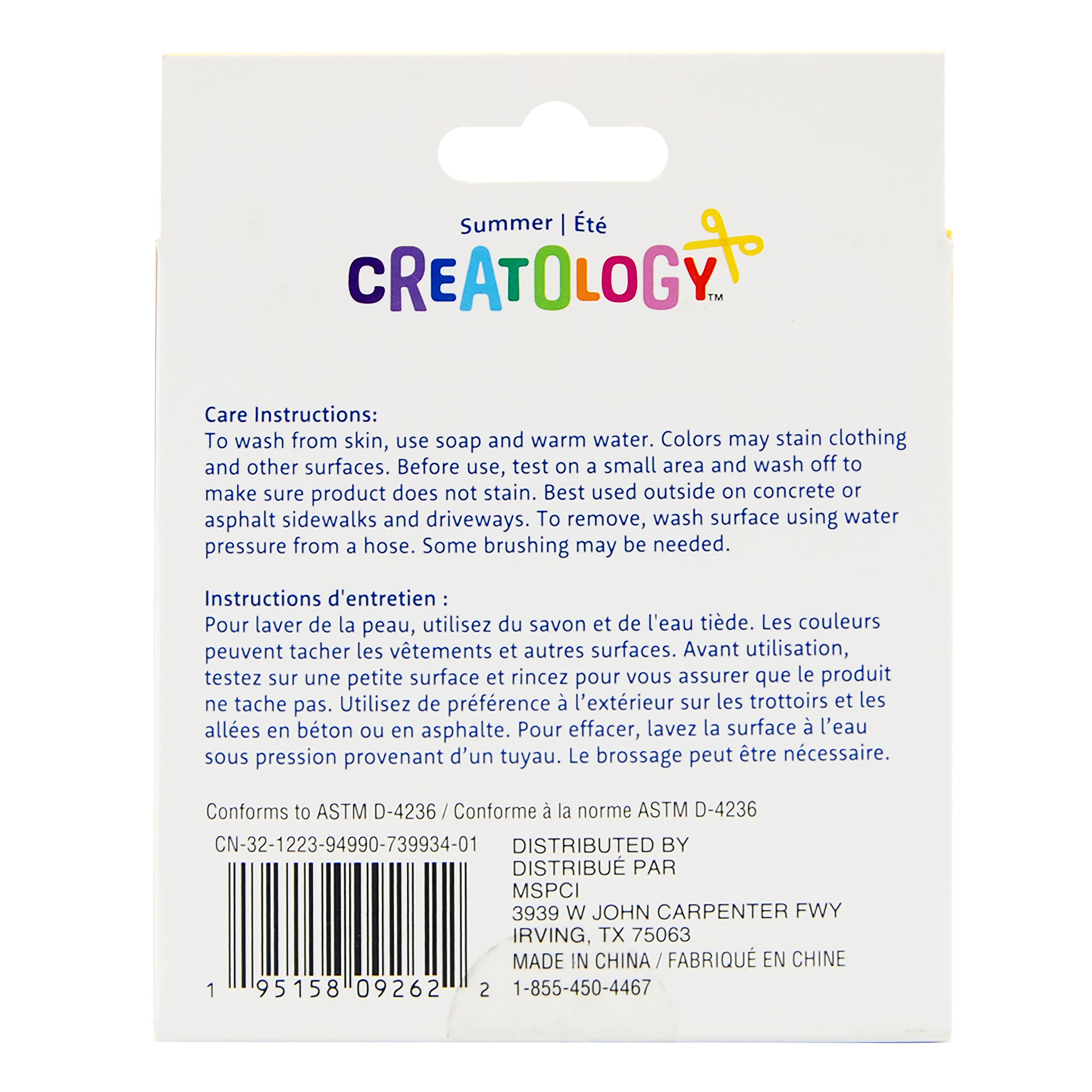 Rainbow Striped Chalk, 5ct. by Creatology&#x2122;