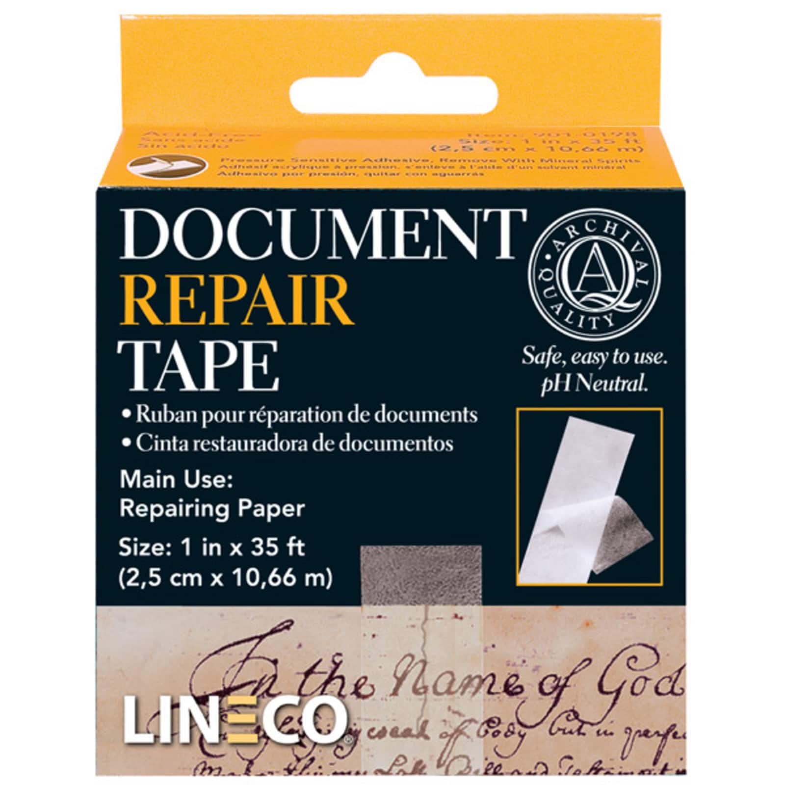 Lineco Document Repair Tape — Two Hands Paperie