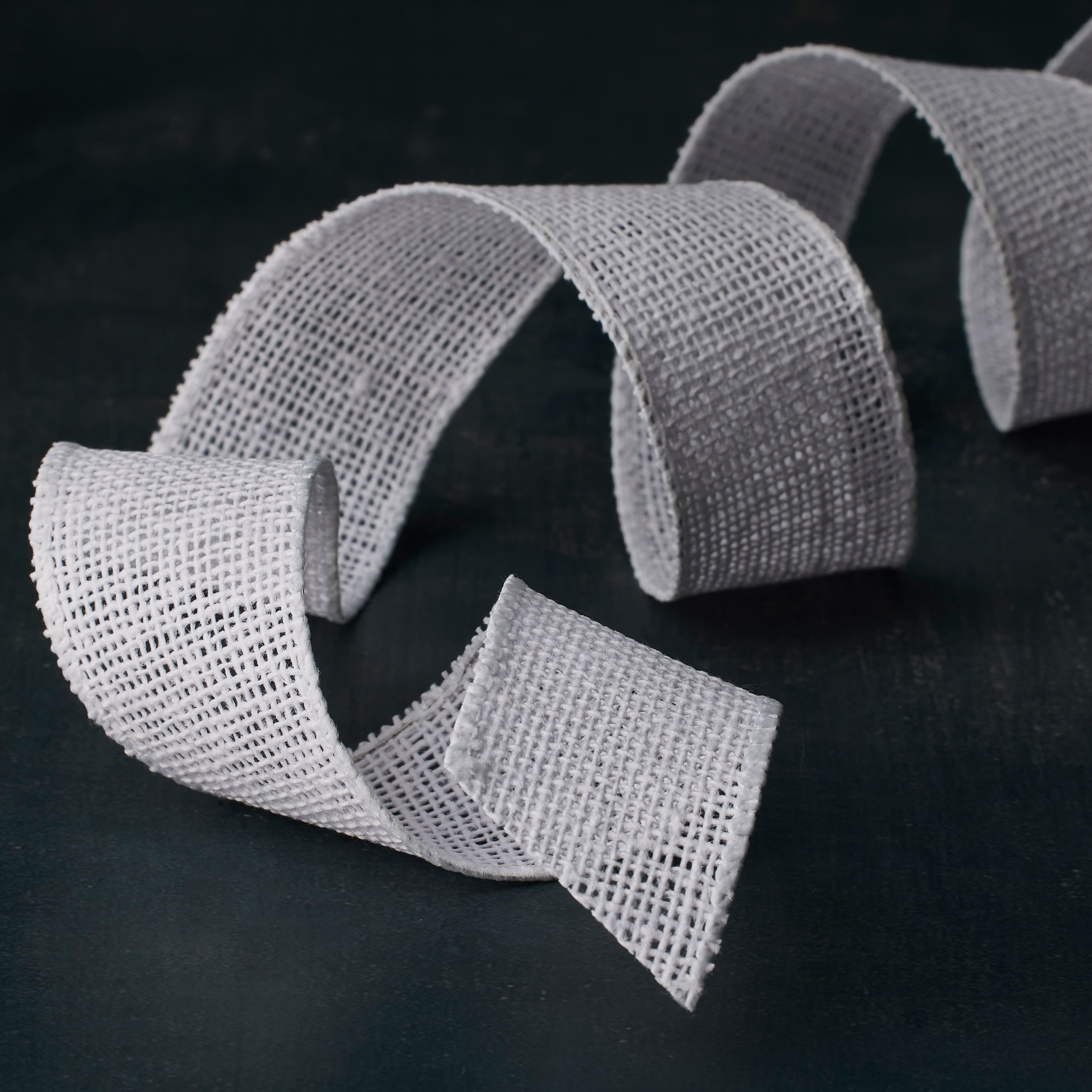 12 Pack: 1.5&#x22; Faux Burlap Wired Ribbon by Celebrate It&#x2122;
