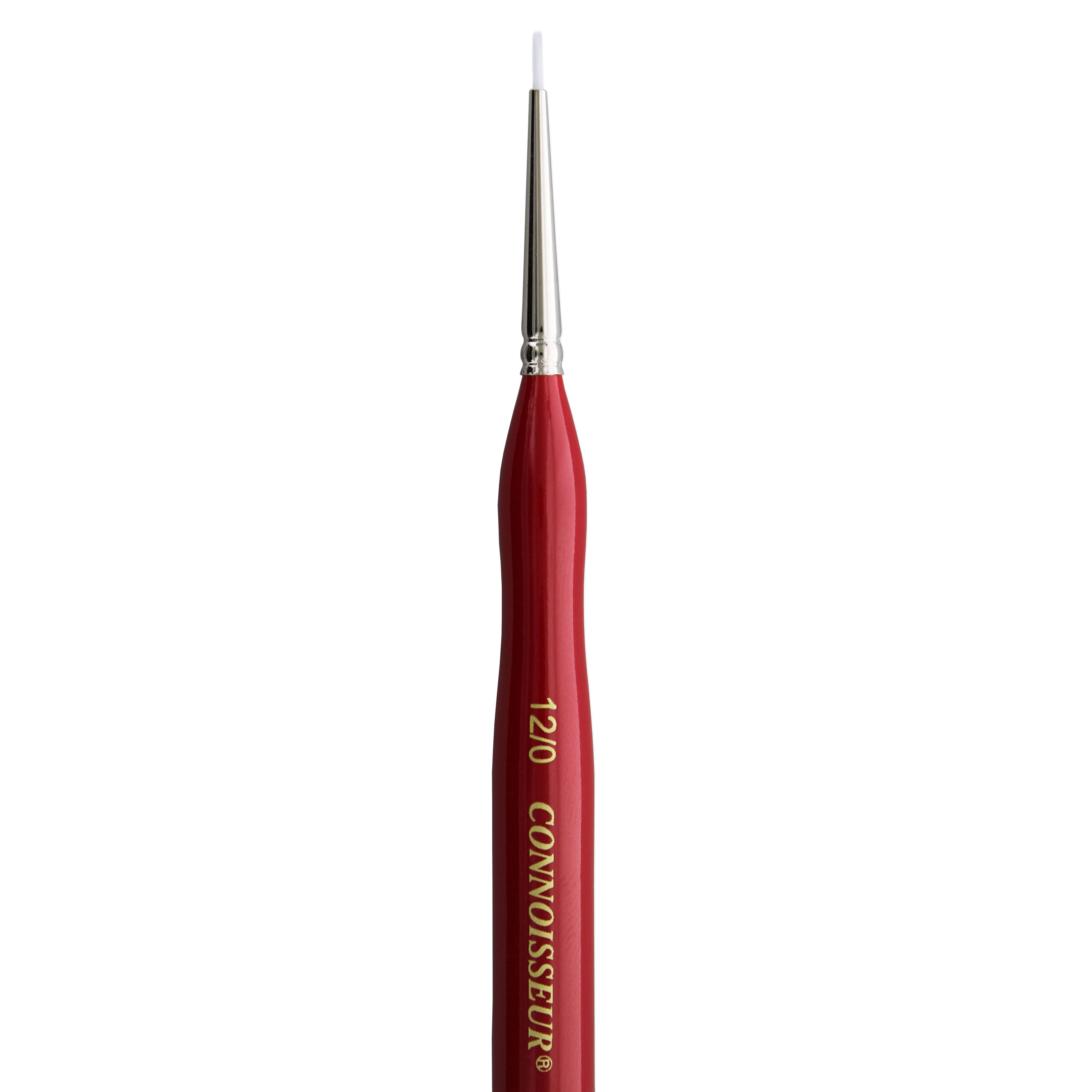 Connoisseur® White Taklon Mini Detail Round Brush